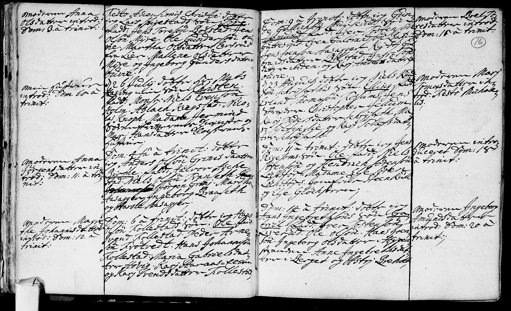 Røyken kirkebøker, SAKO/A-241/F/Fa/L0002: Ministerialbok nr. 2, 1731-1782, s. 16