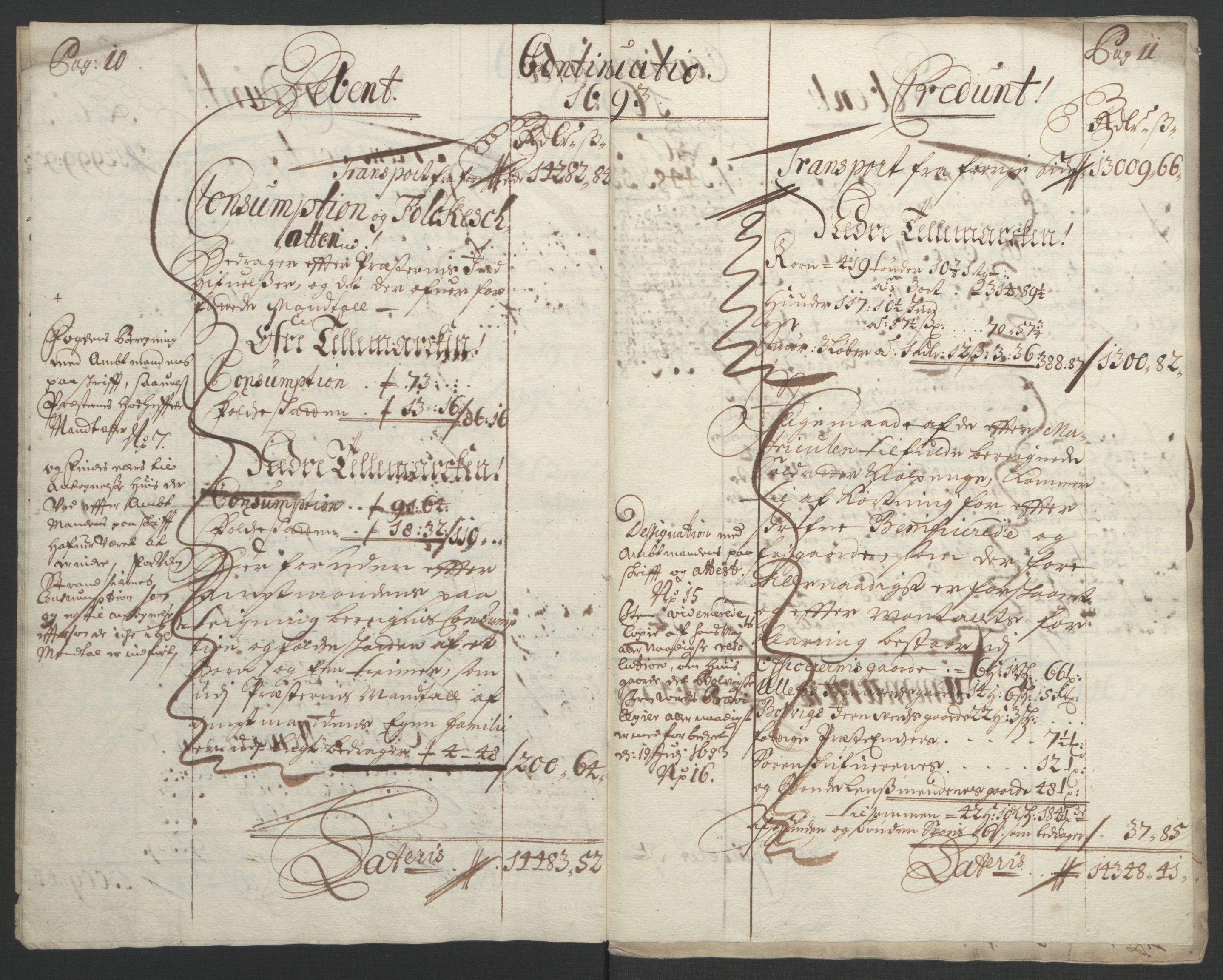 Rentekammeret inntil 1814, Reviderte regnskaper, Fogderegnskap, AV/RA-EA-4092/R35/L2091: Fogderegnskap Øvre og Nedre Telemark, 1690-1693, s. 245