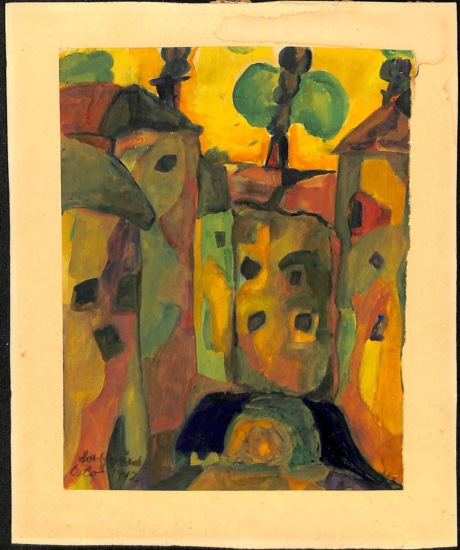 Maier, Ruth, HL/PA-7/T/0002 / Akvareller og tegninger, 1939-1942
