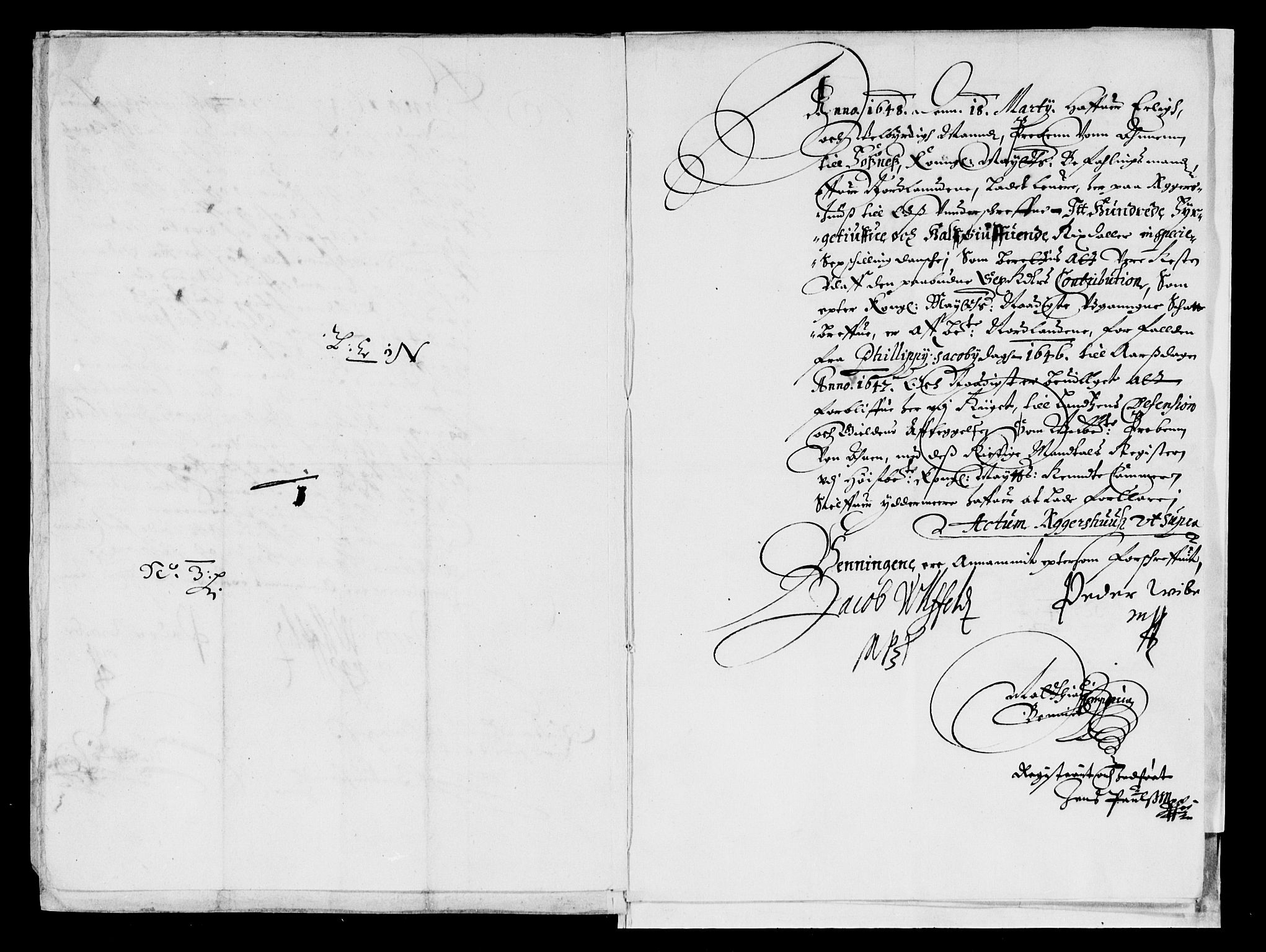 Rentekammeret inntil 1814, Reviderte regnskaper, Lensregnskaper, AV/RA-EA-5023/R/Rb/Rbz/L0034: Nordlandenes len, 1646-1648