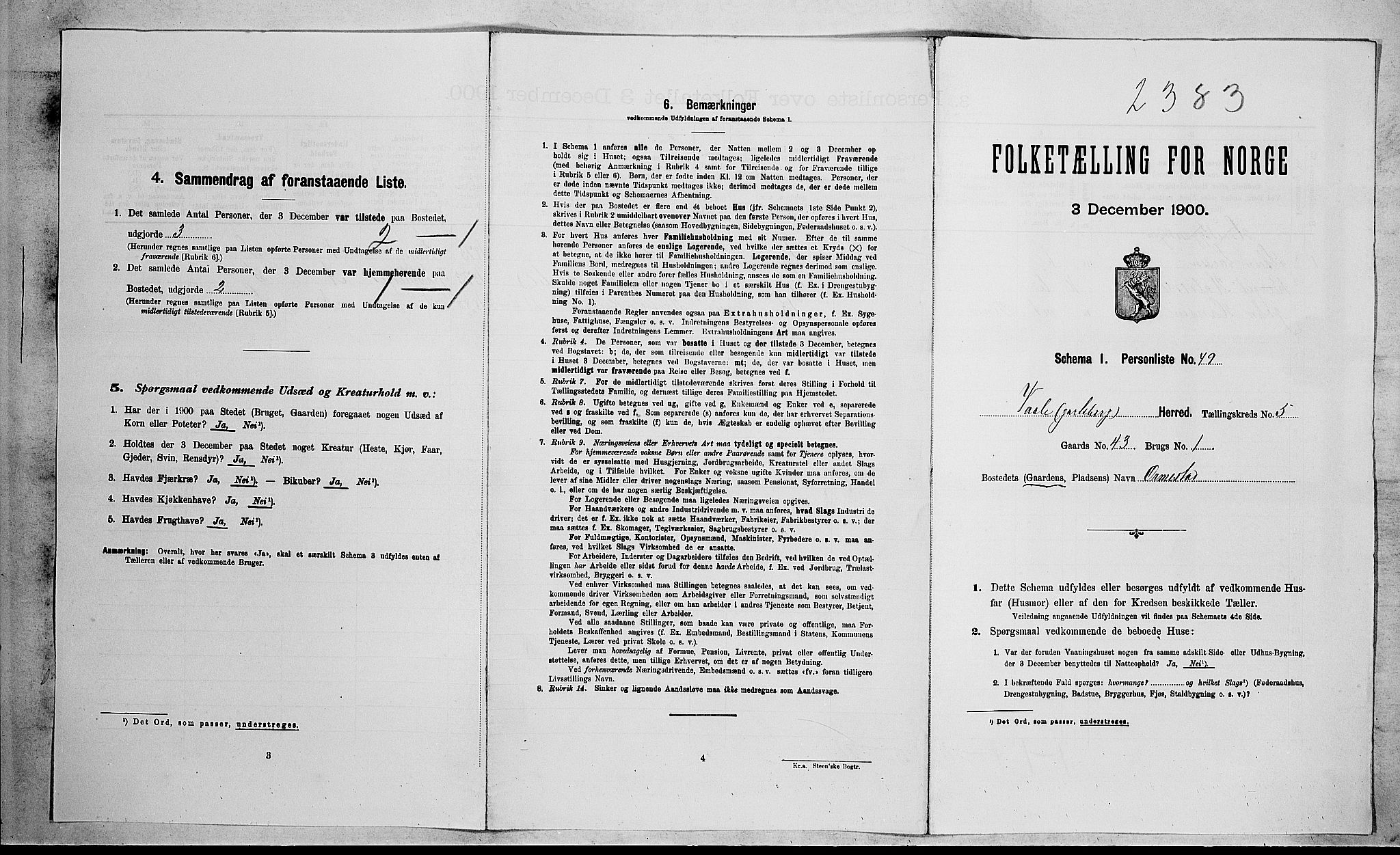 RA, Folketelling 1900 for 0716 Våle herred, 1900, s. 656