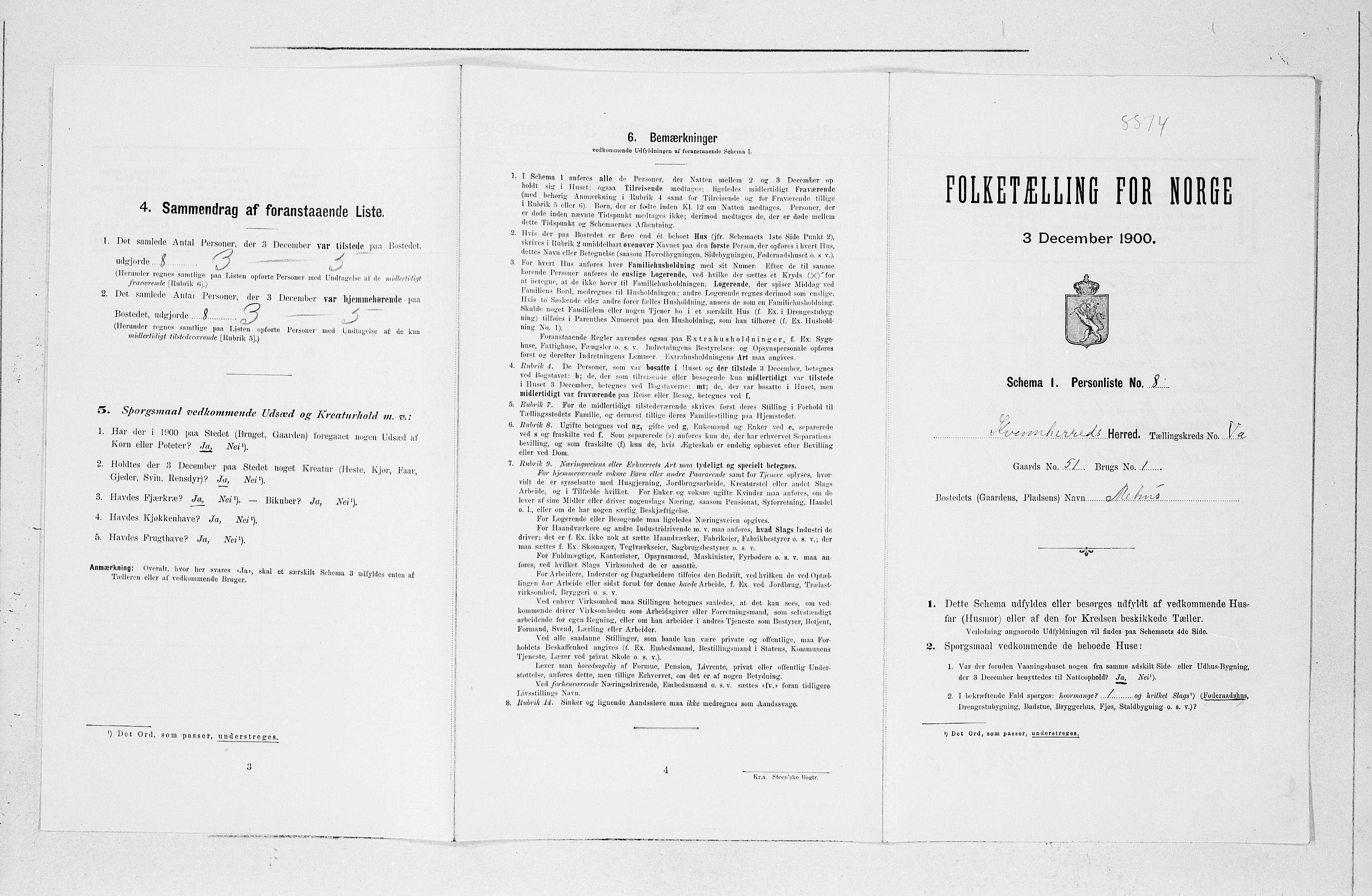 SAB, Folketelling 1900 for 1224 Kvinnherad herred, 1900, s. 494