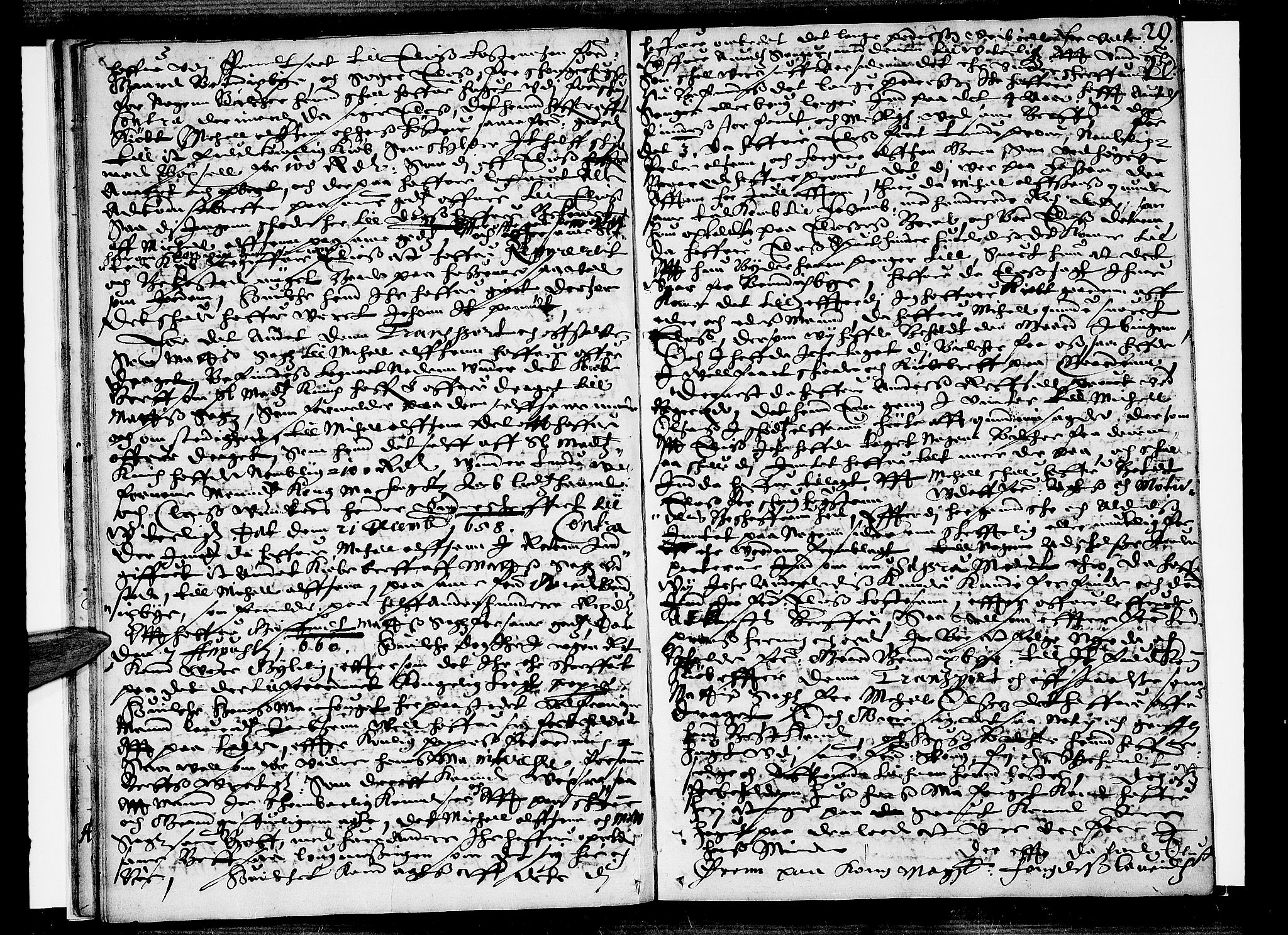Eiker, Modum og Sigdal sorenskriveri, SAKO/A-123/F/Fa/Faa/L0033: Tingbok, 1667, s. 29