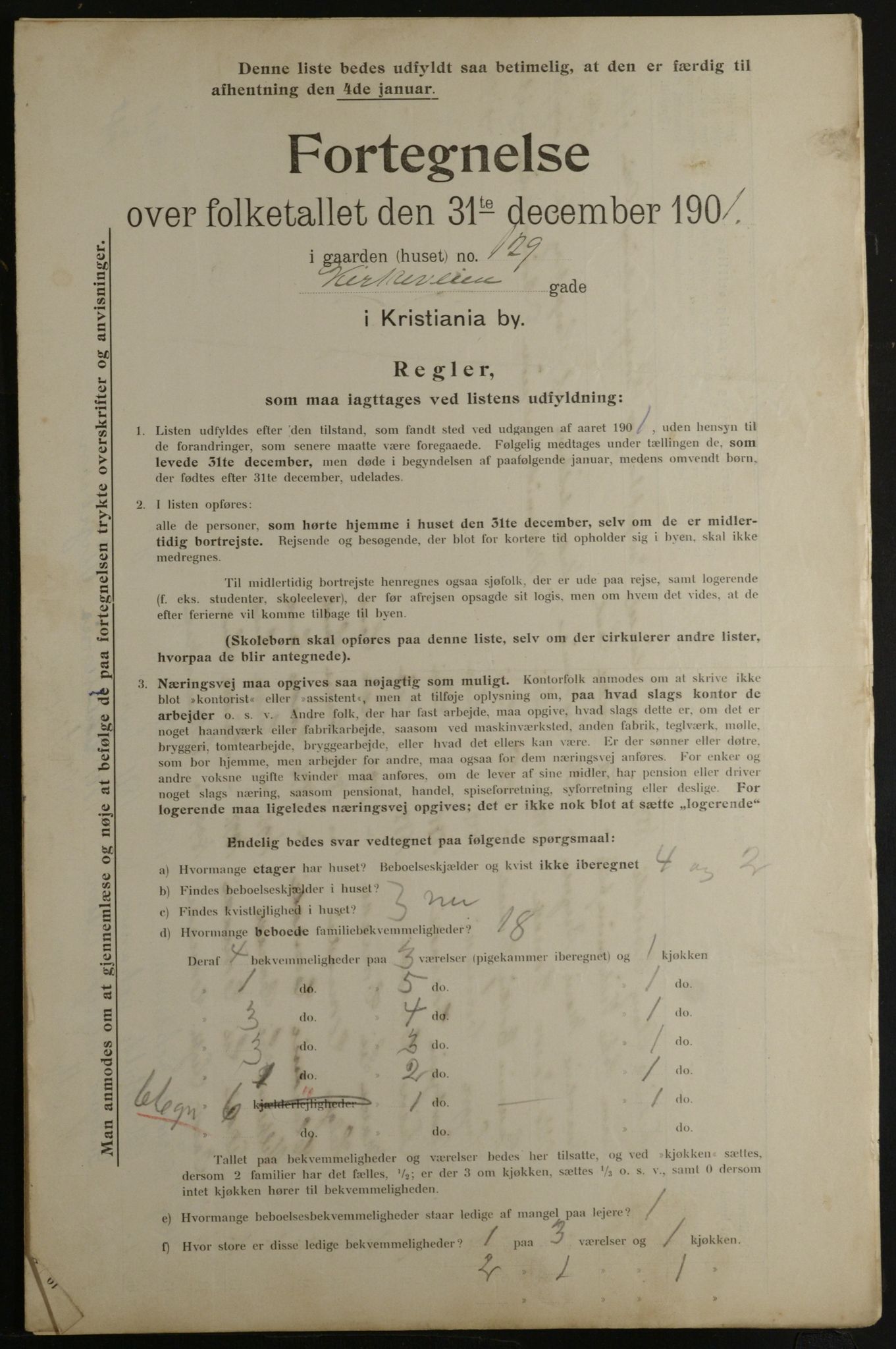 OBA, Kommunal folketelling 31.12.1901 for Kristiania kjøpstad, 1901, s. 7921