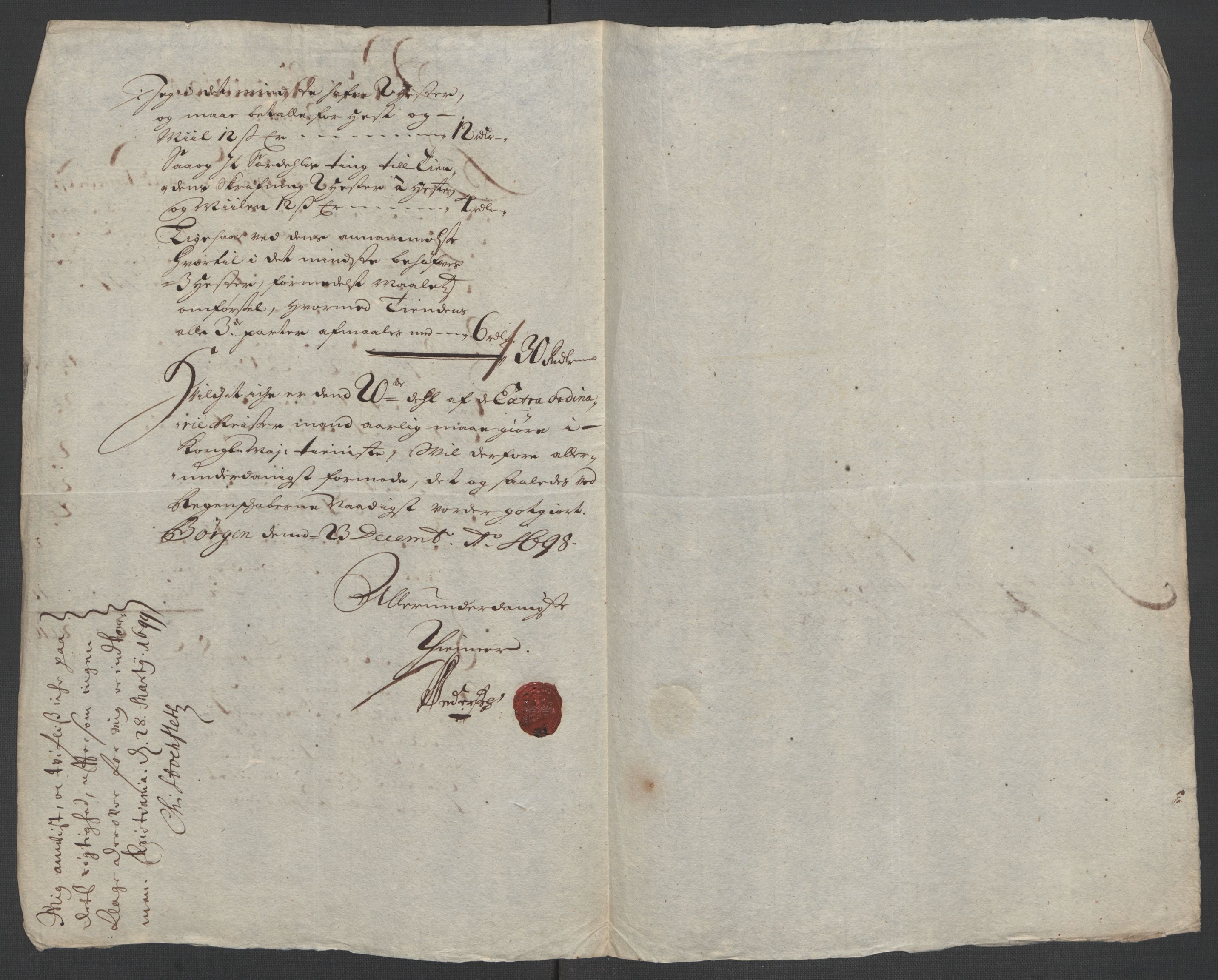 Rentekammeret inntil 1814, Reviderte regnskaper, Fogderegnskap, AV/RA-EA-4092/R11/L0581: Fogderegnskap Nedre Romerike, 1698, s. 218