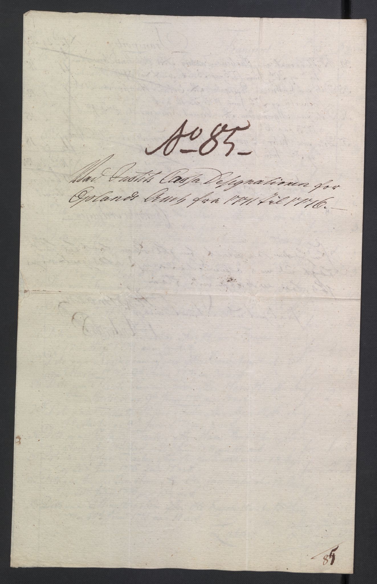 Rentekammeret inntil 1814, Reviderte regnskaper, Mindre regnskaper, AV/RA-EA-4068/Rb/L0014: Opplands amt, 1771-1779, s. 262