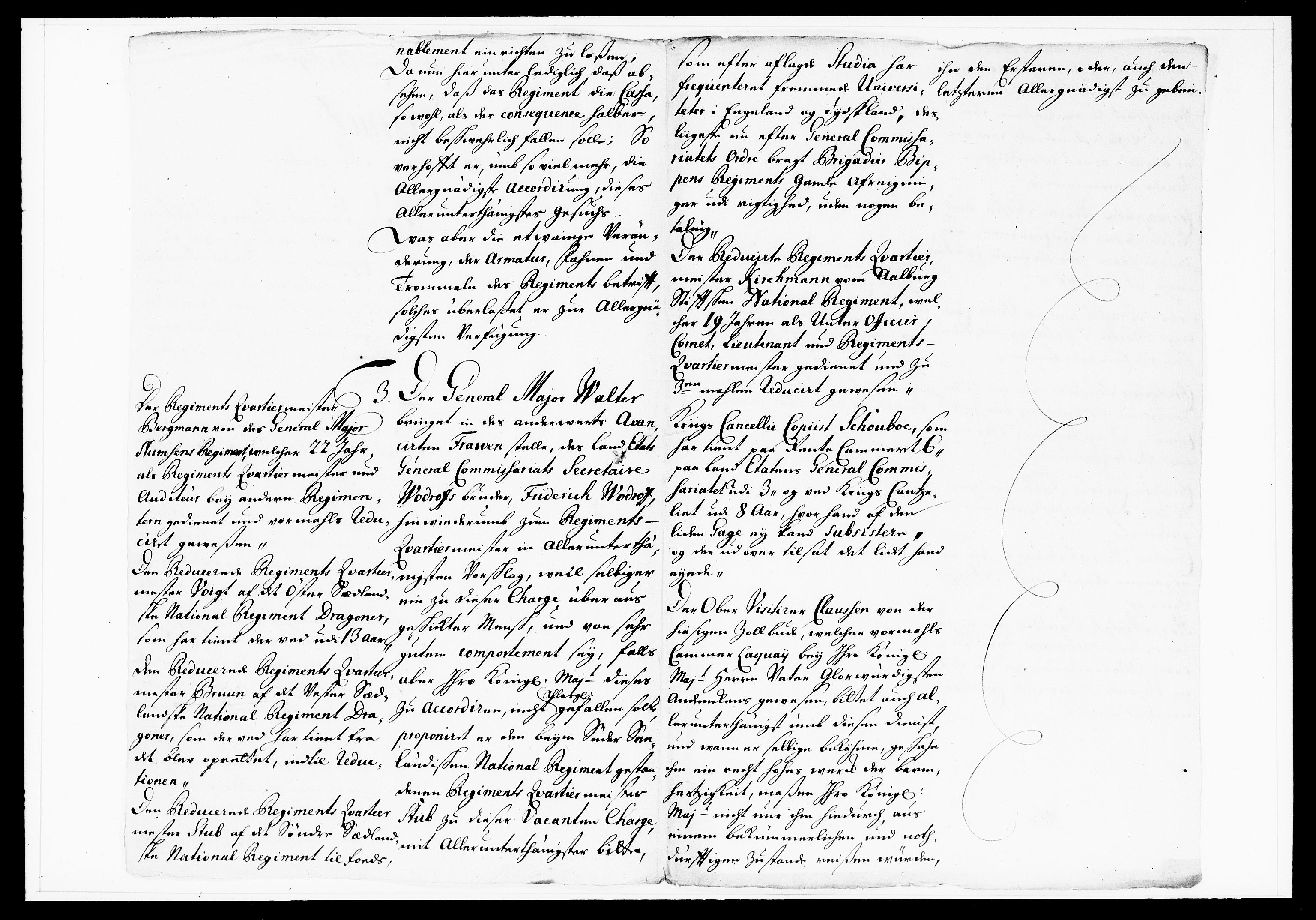 Krigskollegiet, Krigskancelliet, DRA/A-0006/-/1103-1107: Refererede sager, 1732, s. 129