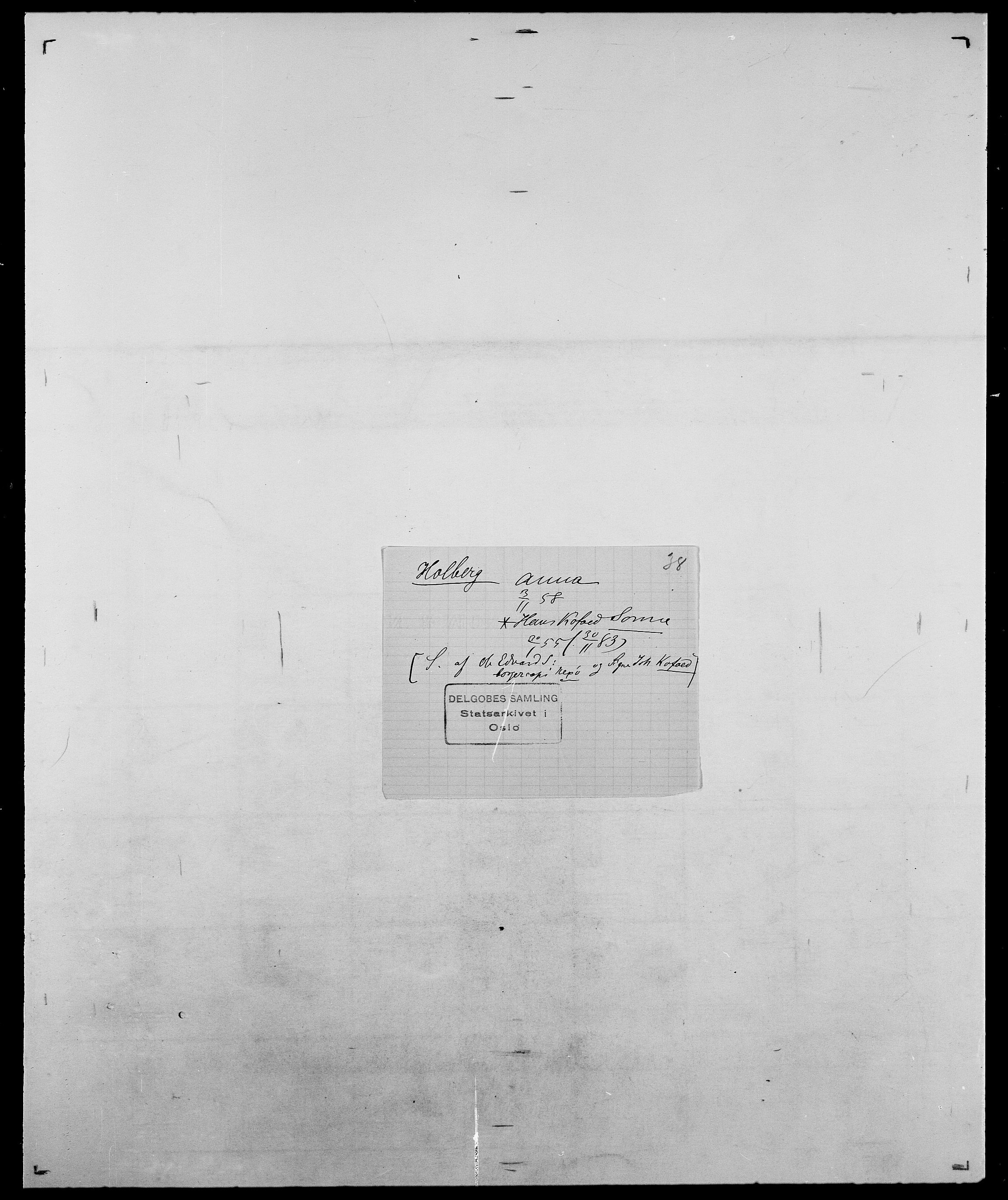 Delgobe, Charles Antoine - samling, AV/SAO-PAO-0038/D/Da/L0018: Hoch - Howert, s. 161