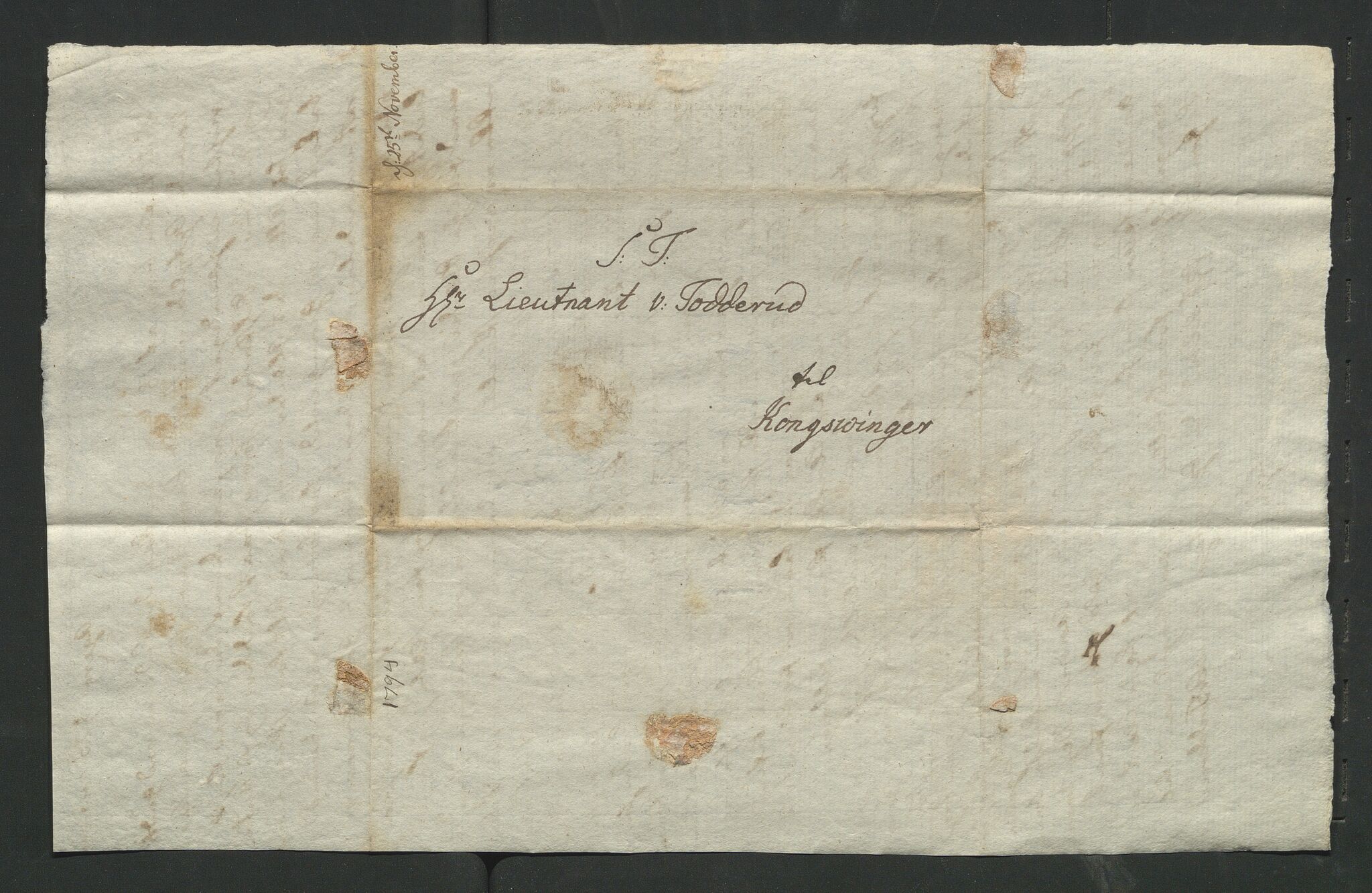 Åker i Vang, Hedmark, og familien Todderud, AV/SAH-ARK-010/E/Ea/L0002: Korrespondanse ordnet kronologisk, 1773-1837, s. 168