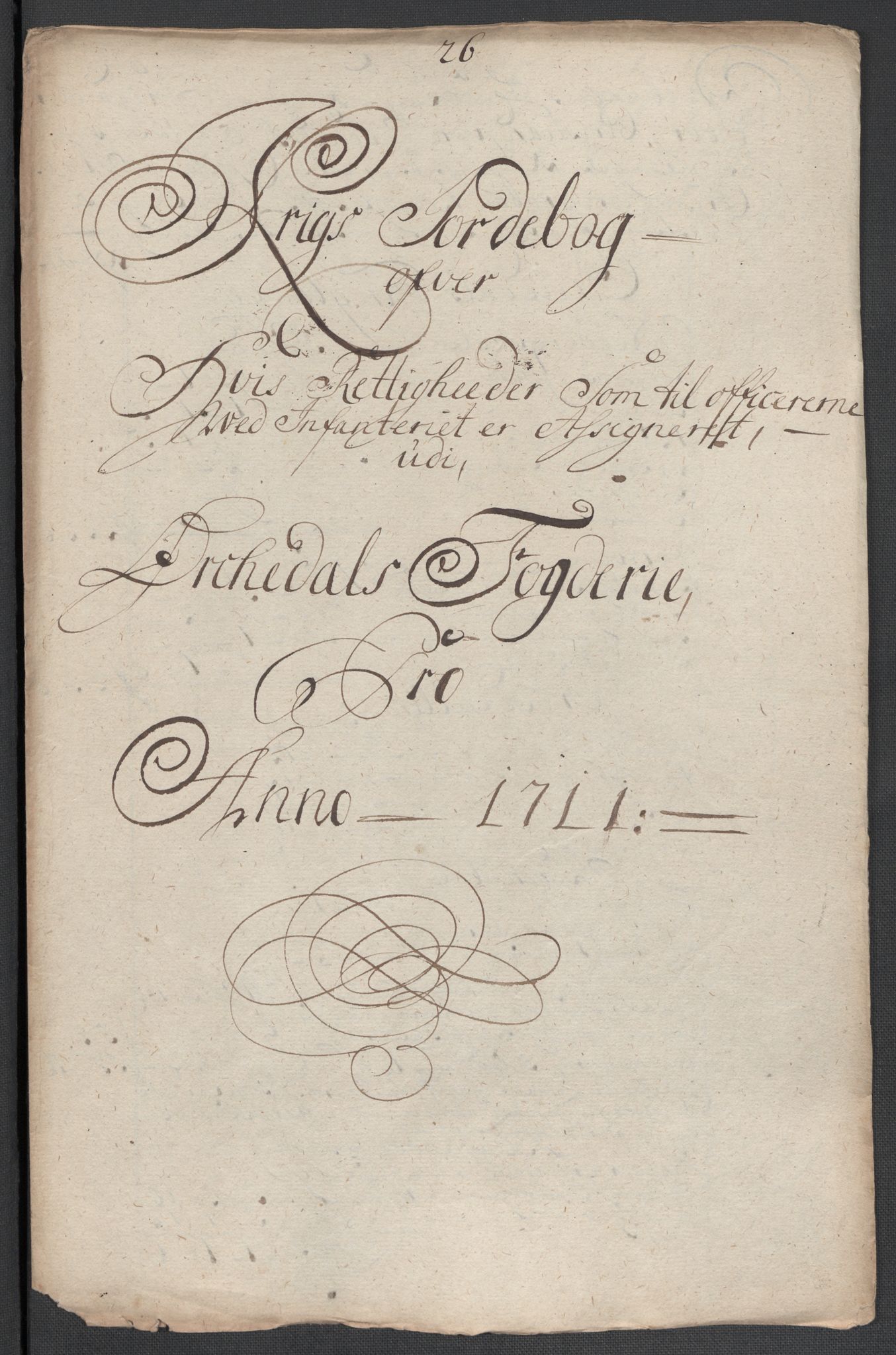 Rentekammeret inntil 1814, Reviderte regnskaper, Fogderegnskap, AV/RA-EA-4092/R60/L3962: Fogderegnskap Orkdal og Gauldal, 1711, s. 238