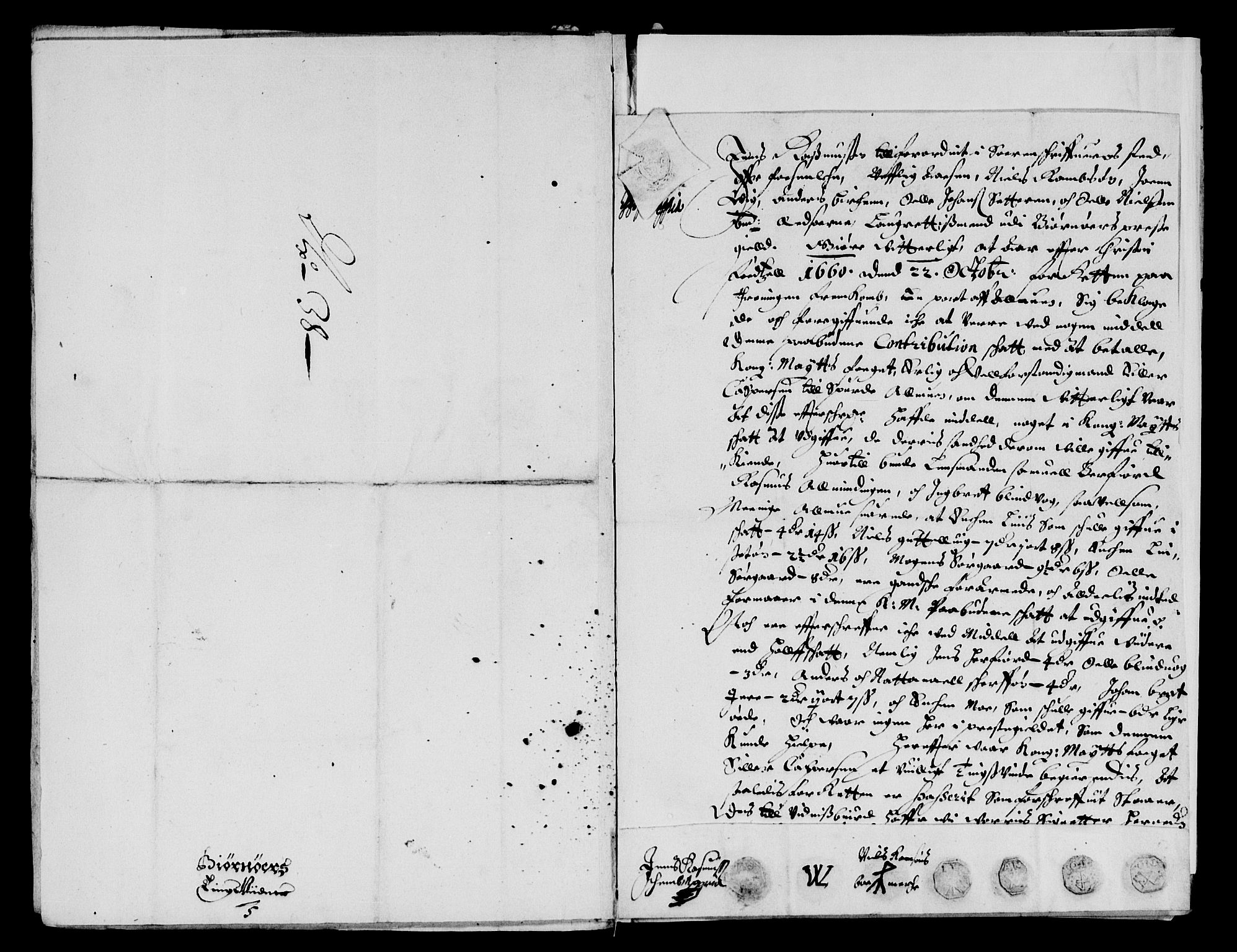 Rentekammeret inntil 1814, Reviderte regnskaper, Lensregnskaper, AV/RA-EA-5023/R/Rb/Rbw/L0143: Trondheim len, 1660-1661