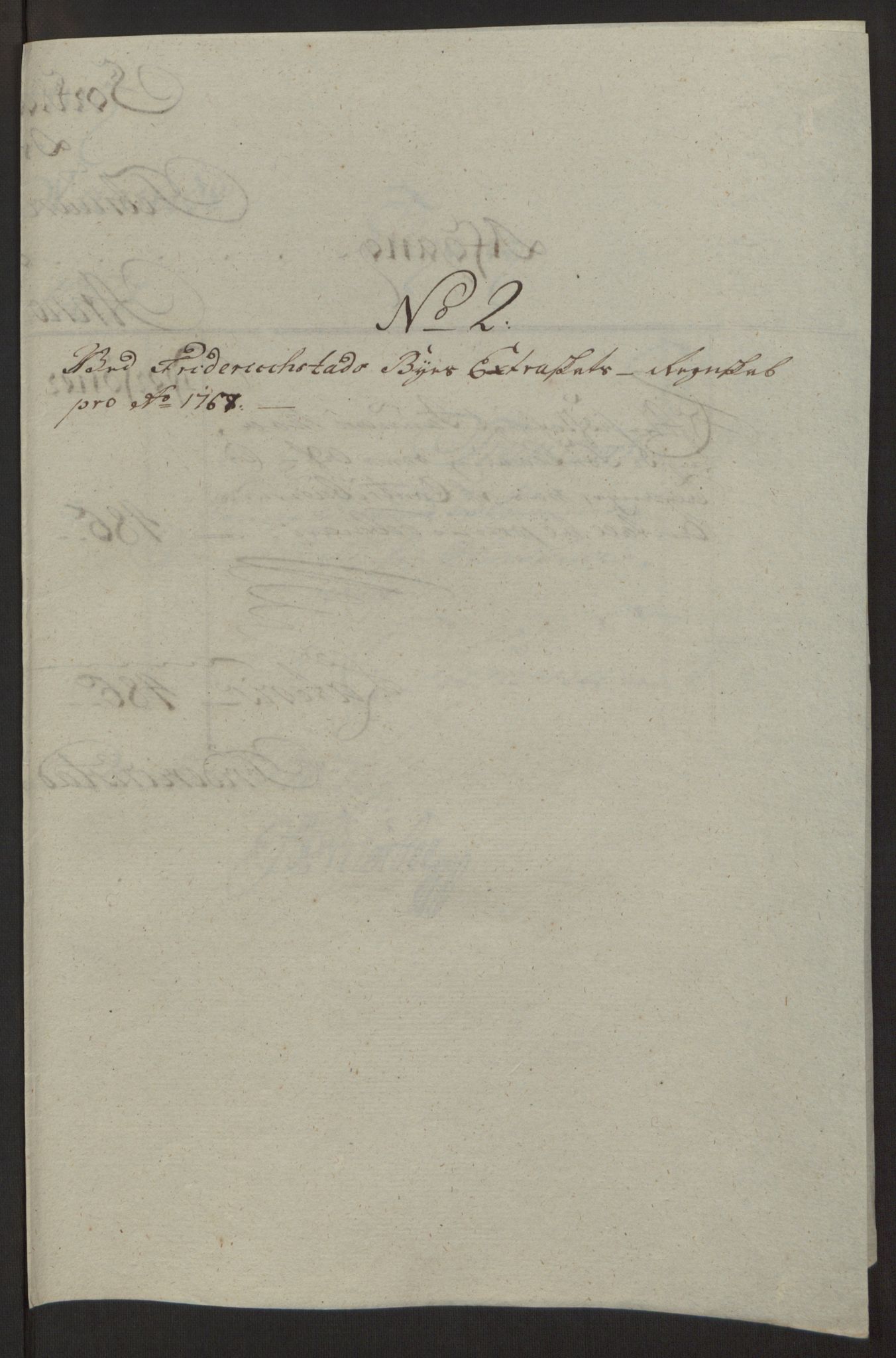 Rentekammeret inntil 1814, Reviderte regnskaper, Byregnskaper, RA/EA-4066/R/Rb/L0029/0001: [B3] Kontribusjonsregnskap / Ekstraskatt, 1762-1772, s. 248