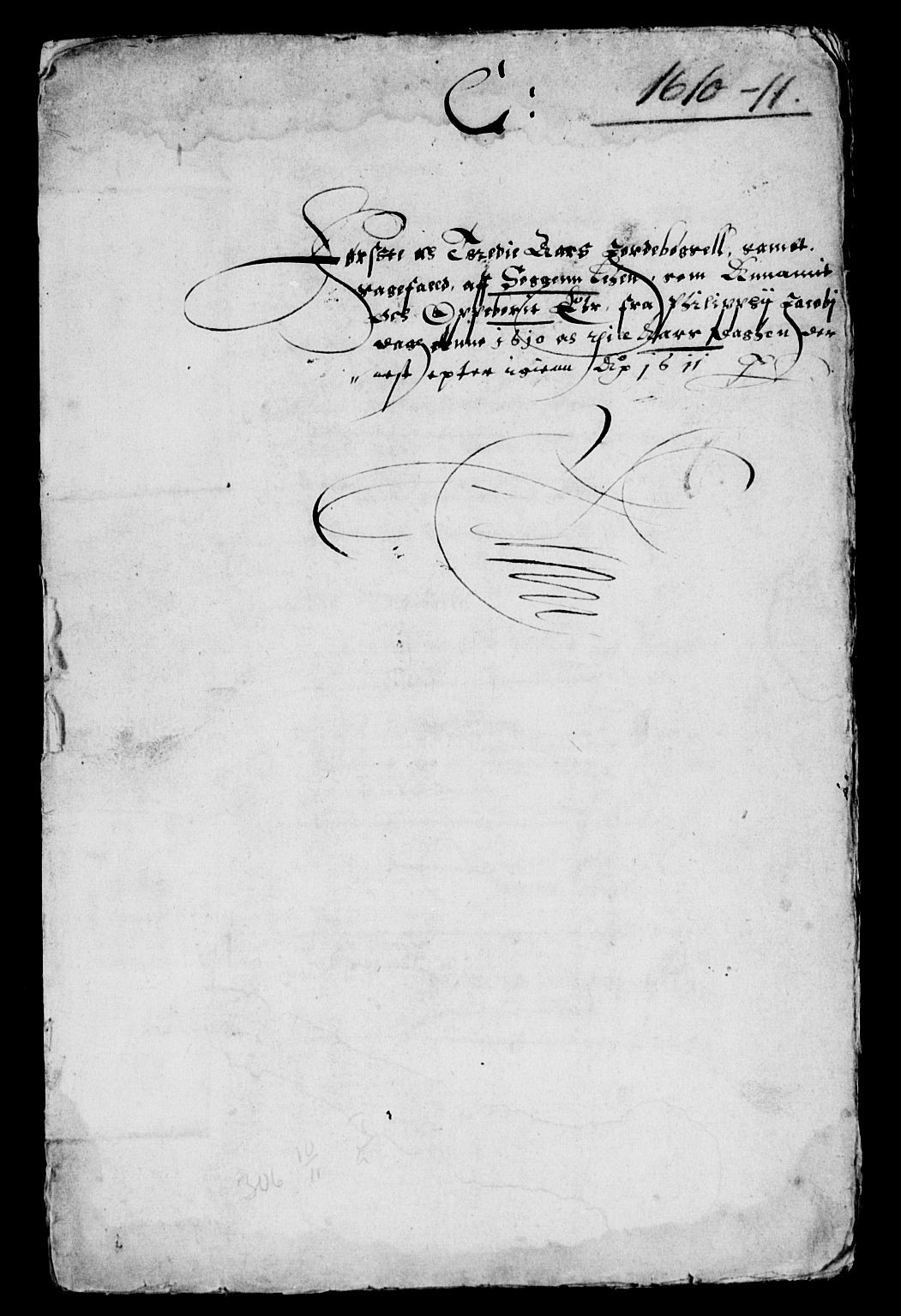 Rentekammeret inntil 1814, Reviderte regnskaper, Lensregnskaper, AV/RA-EA-5023/R/Rb/Rbt/L0007: Bergenhus len, 1610-1611