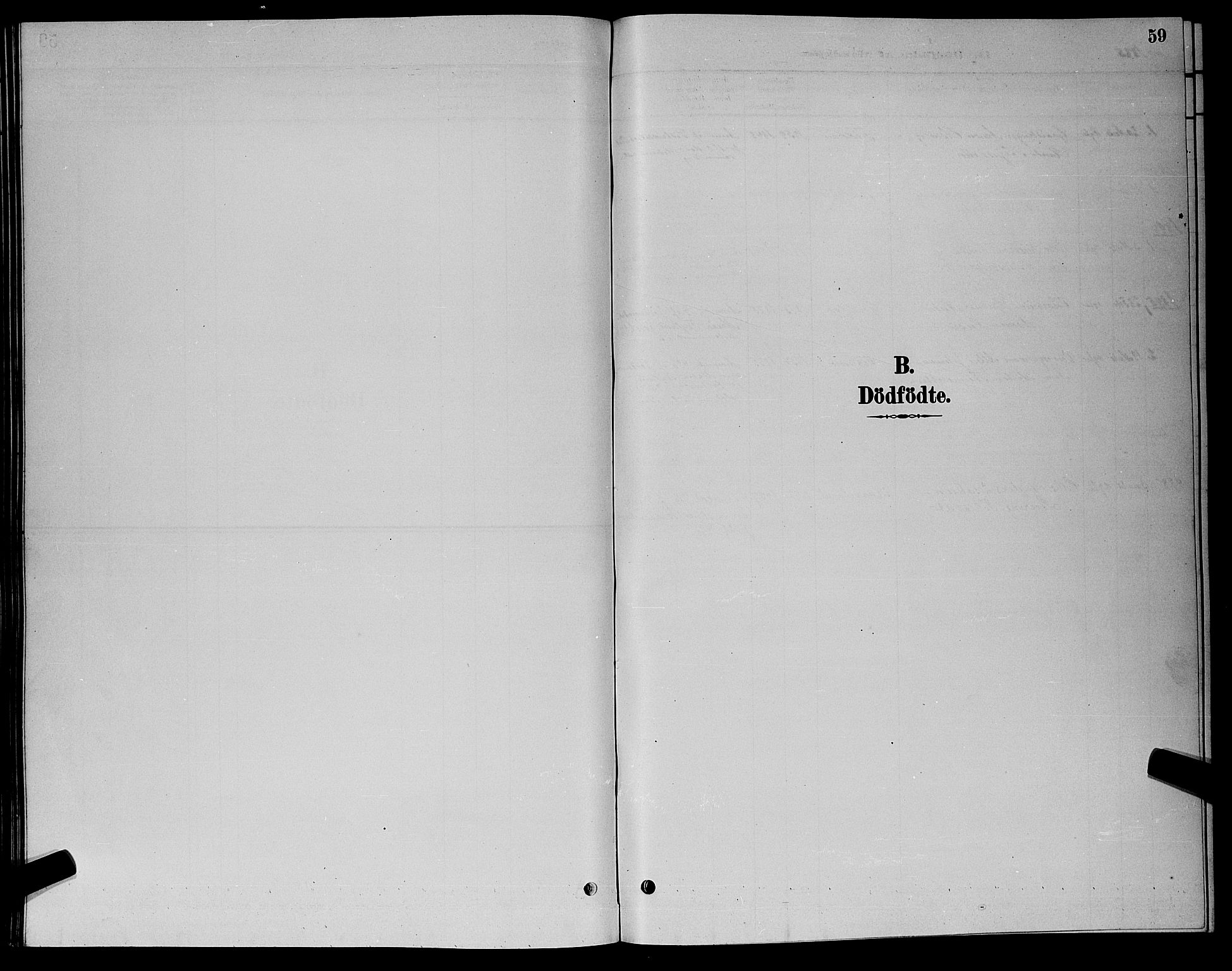 Nord-Audnedal sokneprestkontor, SAK/1111-0032/F/Fb/Fba/L0003: Klokkerbok nr. B 3, 1881-1900, s. 59