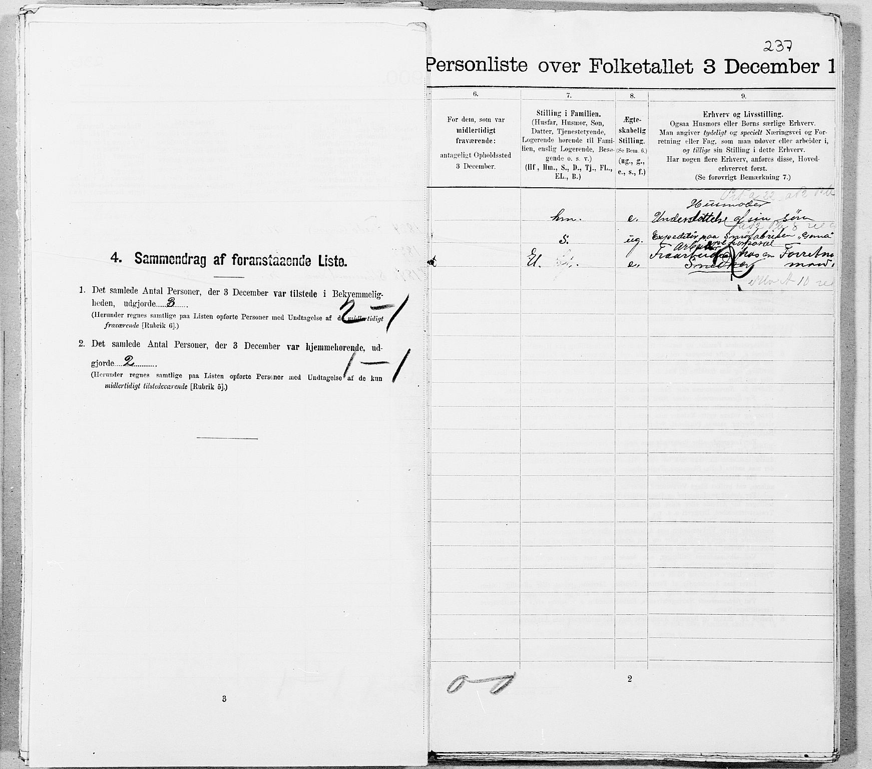 SAT, Folketelling 1900 for 1503 Kristiansund kjøpstad, 1900, s. 8288