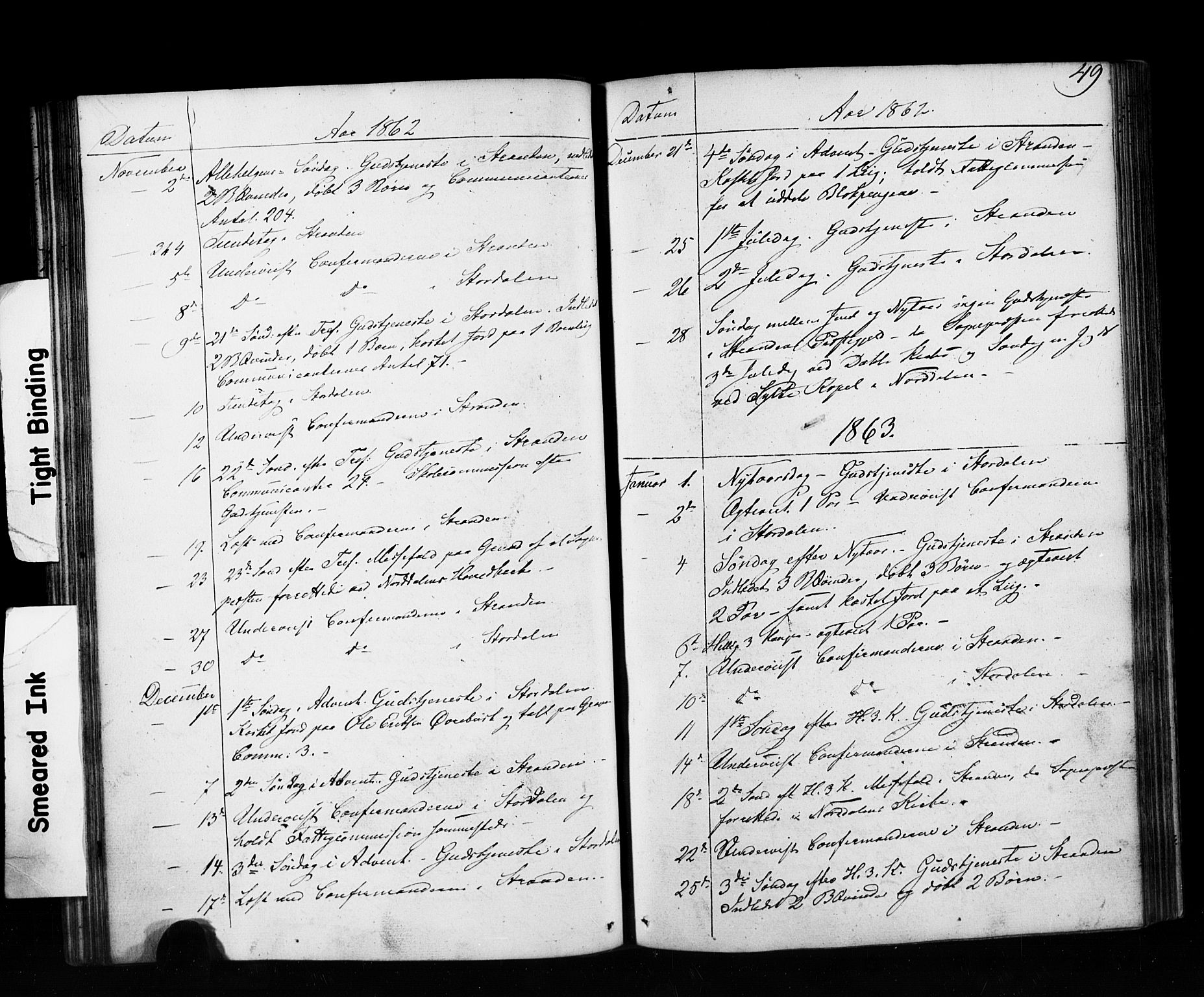 Ministerialprotokoller, klokkerbøker og fødselsregistre - Møre og Romsdal, AV/SAT-A-1454/520/L0280: Ministerialbok nr. 520A09, 1844-1881, s. 49
