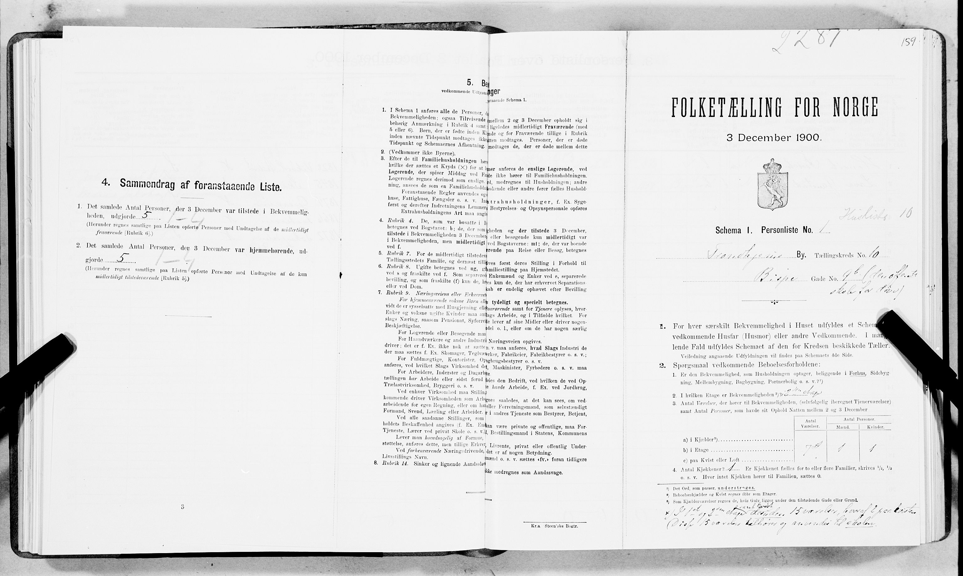 SAT, Folketelling 1900 for 1601 Trondheim kjøpstad, 1900, s. 1644