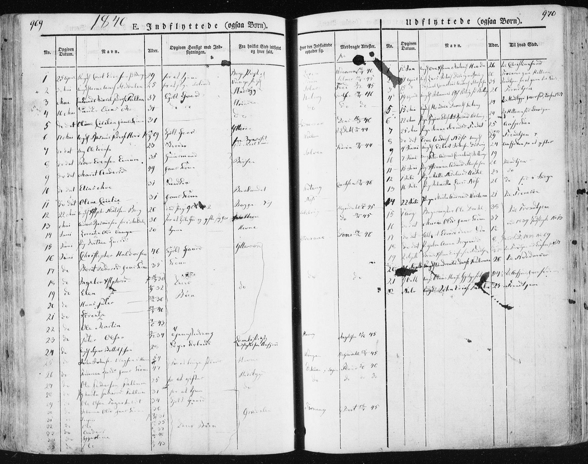 Ministerialprotokoller, klokkerbøker og fødselsregistre - Sør-Trøndelag, SAT/A-1456/659/L0736: Ministerialbok nr. 659A06, 1842-1856, s. 969-970