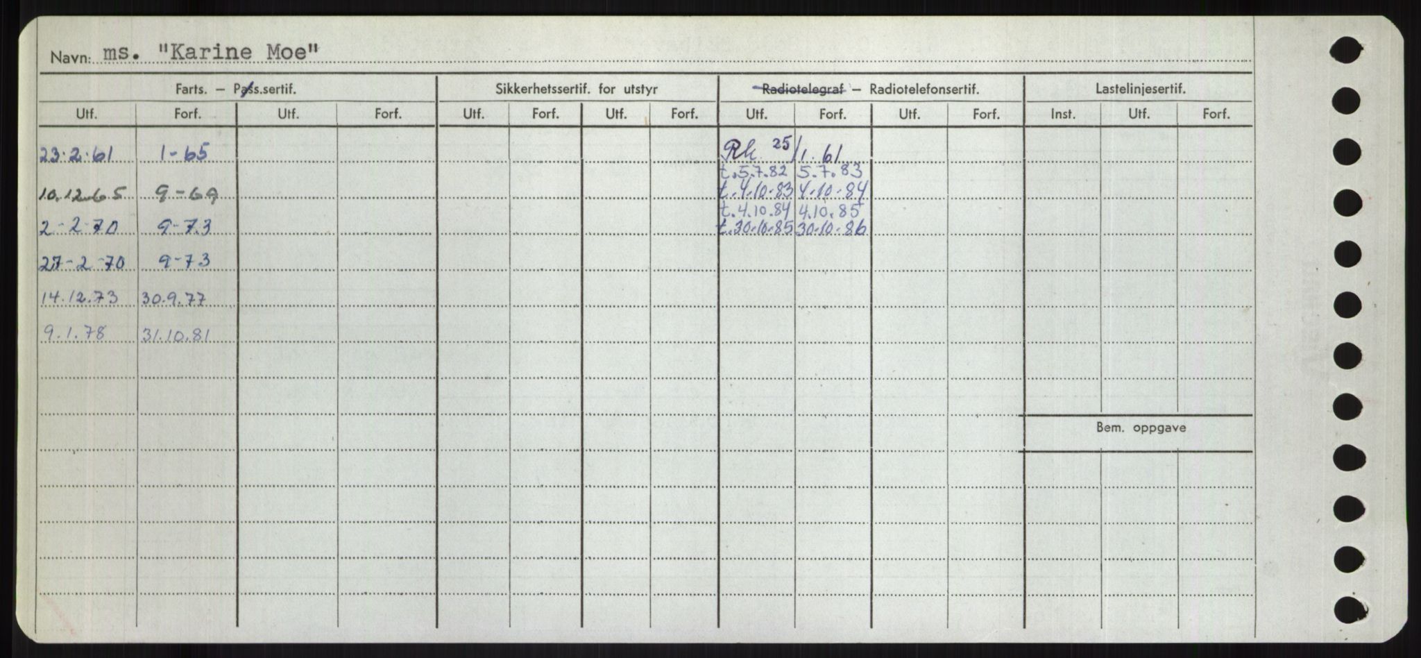 Sjøfartsdirektoratet med forløpere, Skipsmålingen, RA/S-1627/H/Hd/L0020: Fartøy, K-Kon, s. 100