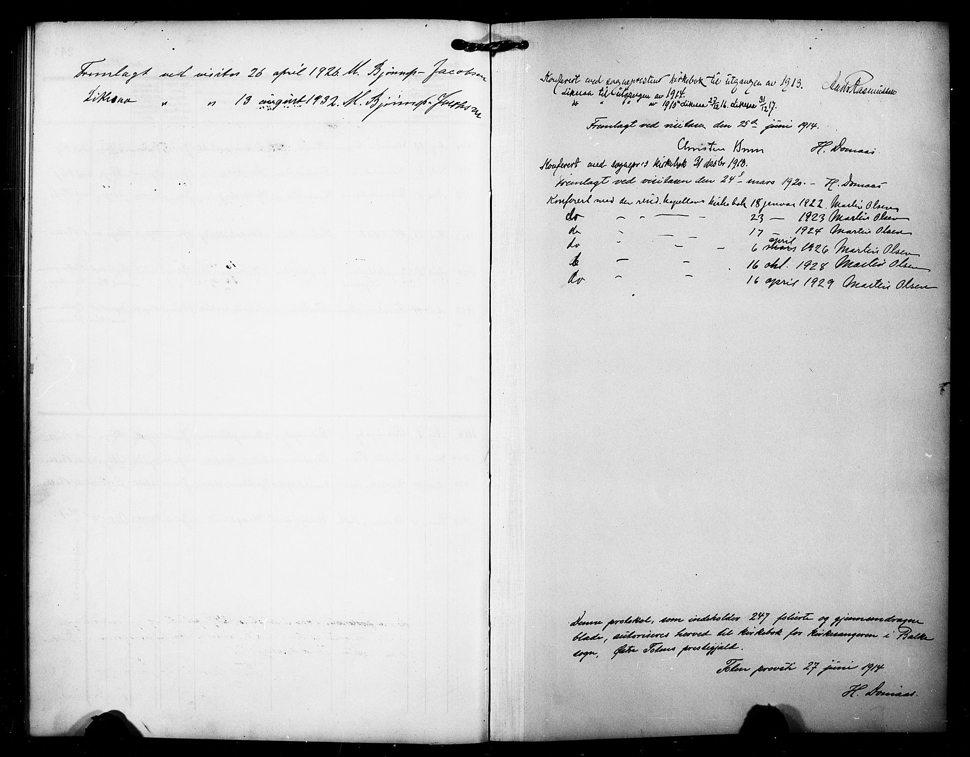 Østre Toten prestekontor, AV/SAH-PREST-104/H/Ha/Hab/L0008: Klokkerbok nr. 8, 1913-1929, s. 248