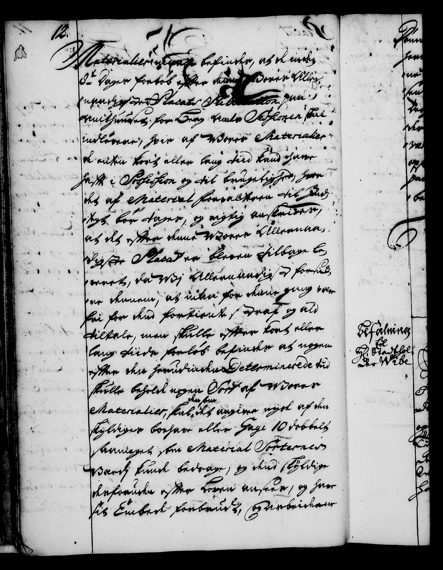 Rentekammeret, Kammerkanselliet, RA/EA-3111/G/Gg/Gga/L0002: Norsk ekspedisjonsprotokoll med register (merket RK 53.2), 1723-1727, s. 12
