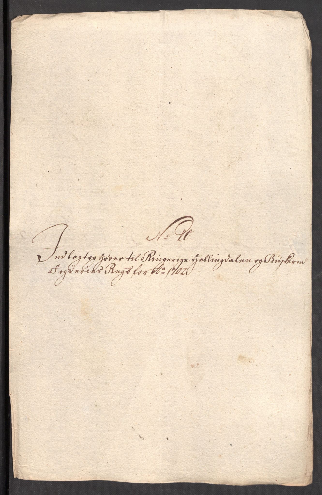 Rentekammeret inntil 1814, Reviderte regnskaper, Fogderegnskap, AV/RA-EA-4092/R22/L1459: Fogderegnskap Ringerike, Hallingdal og Buskerud, 1702, s. 267