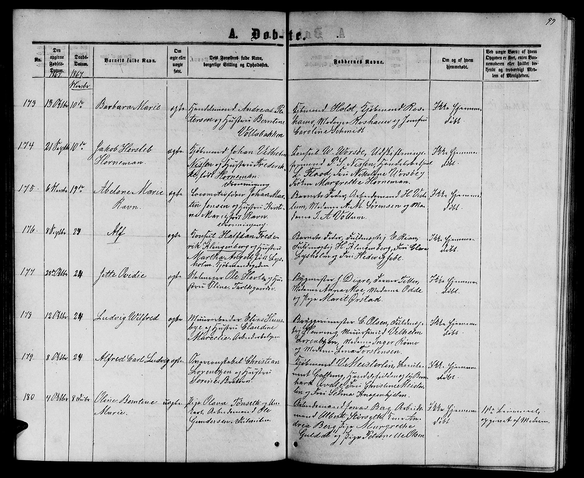 Ministerialprotokoller, klokkerbøker og fødselsregistre - Sør-Trøndelag, SAT/A-1456/601/L0087: Klokkerbok nr. 601C05, 1864-1881, s. 99