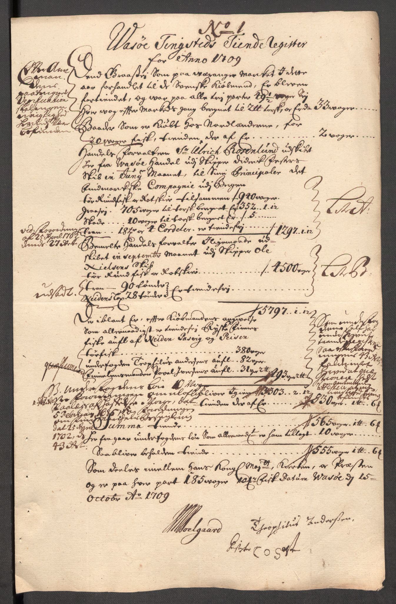 Rentekammeret inntil 1814, Reviderte regnskaper, Fogderegnskap, AV/RA-EA-4092/R69/L4855: Fogderegnskap Finnmark/Vardøhus, 1709-1712, s. 53