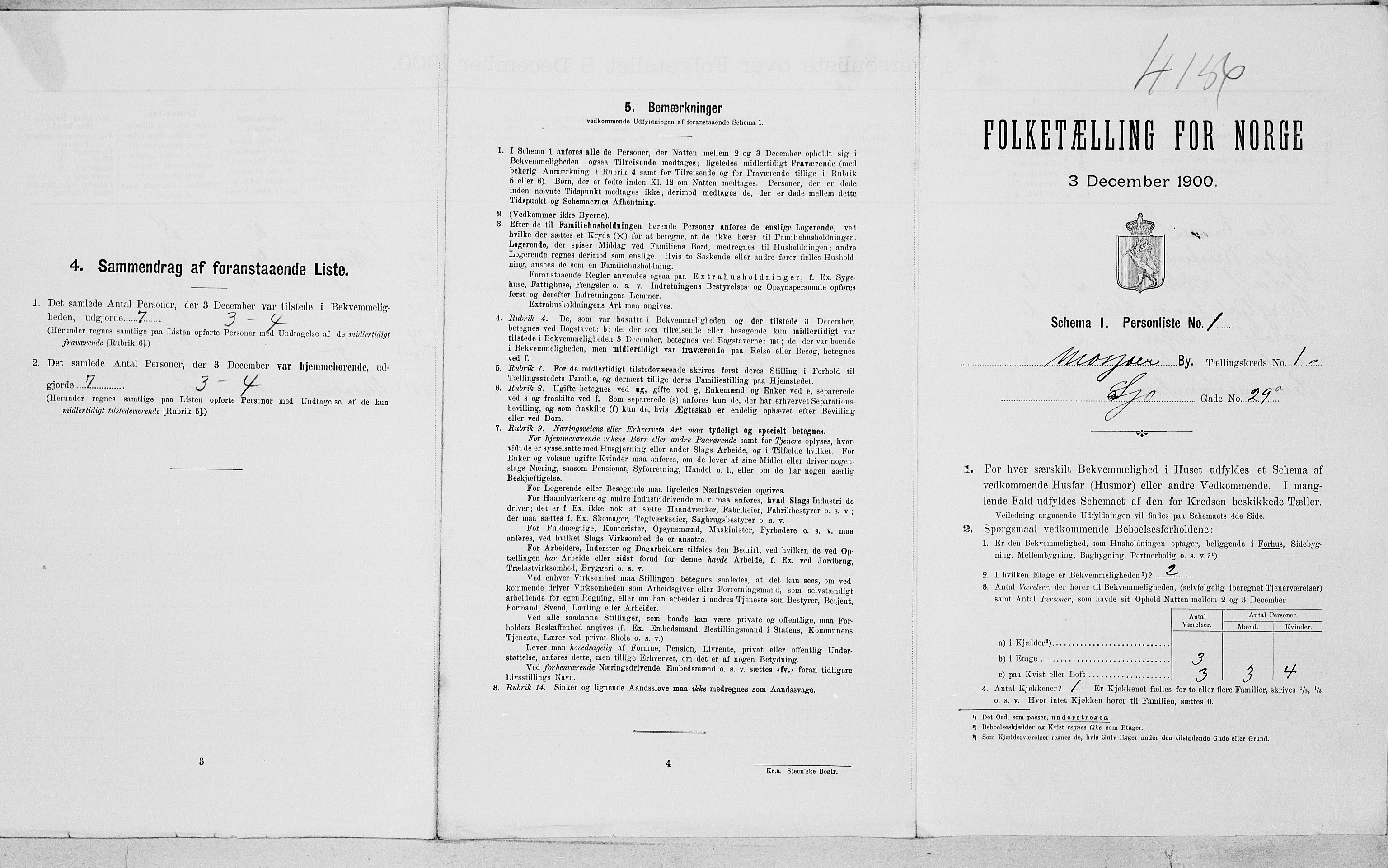 SAT, Folketelling 1900 for 1802 Mosjøen ladested, 1900, s. 110