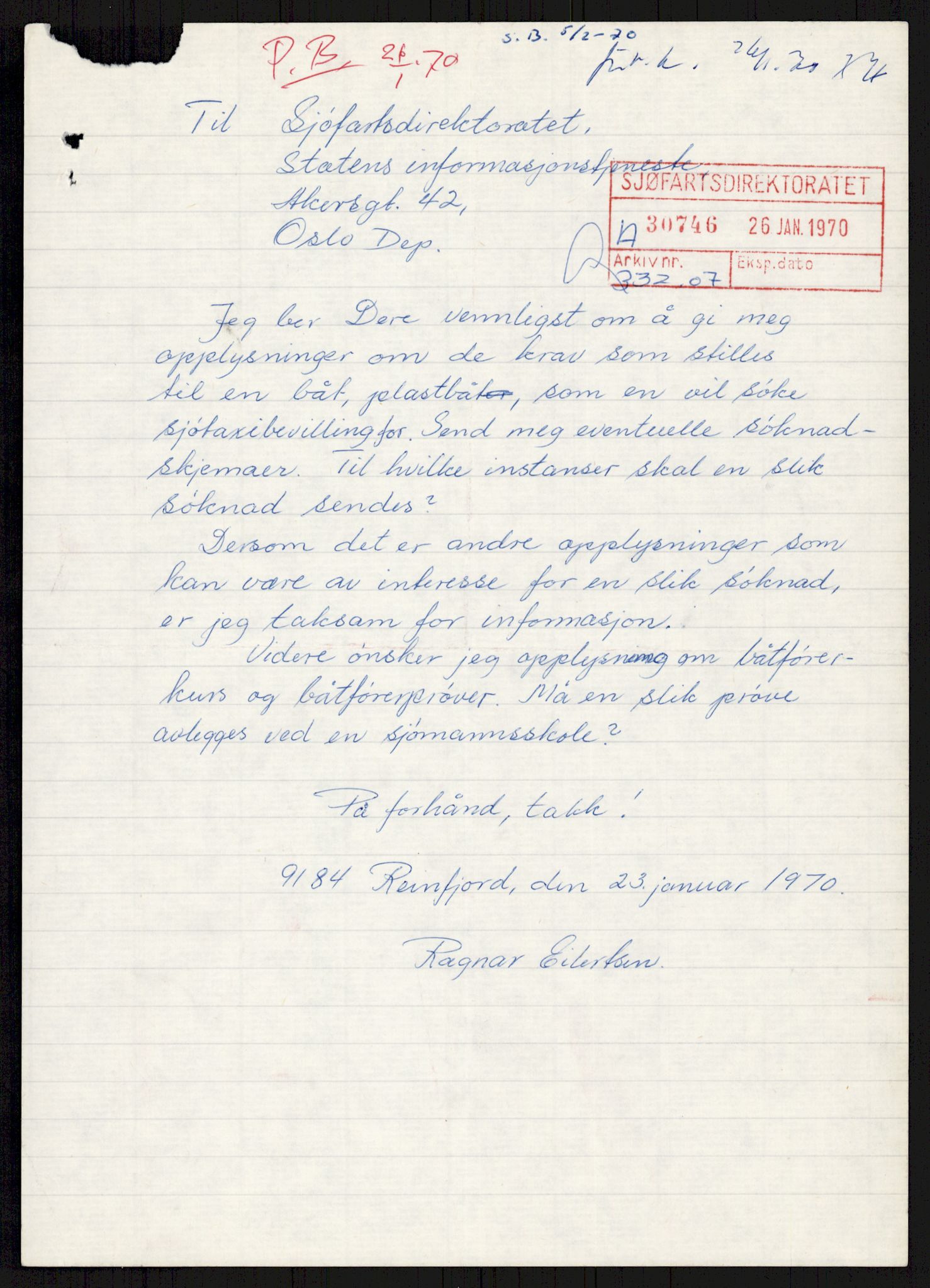 Sjøfartsdirektoratet med forløpere, generelt arkiv, AV/RA-S-1407/D/Du/Duc/L0641/0004: Skipskontrollen - Forskrifter    / Utleiebåter (2 mapper), 1977-1989, s. 173