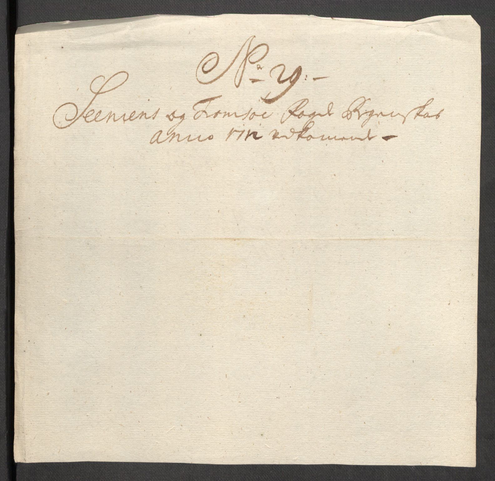 Rentekammeret inntil 1814, Reviderte regnskaper, Fogderegnskap, AV/RA-EA-4092/R68/L4758: Fogderegnskap Senja og Troms, 1711-1712, s. 429