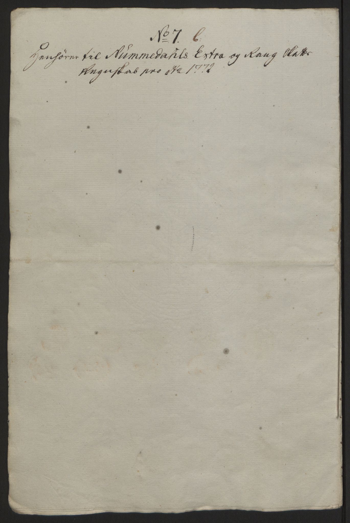 Rentekammeret inntil 1814, Reviderte regnskaper, Fogderegnskap, RA/EA-4092/R64/L4502: Ekstraskatten Namdal, 1762-1772, s. 461