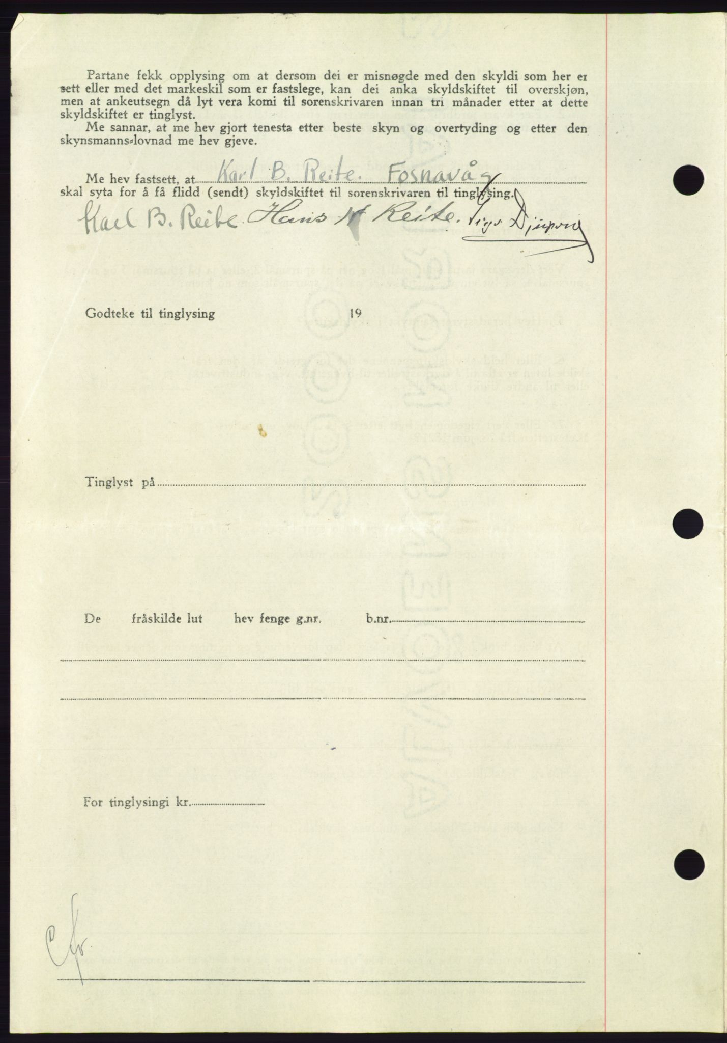 Søre Sunnmøre sorenskriveri, AV/SAT-A-4122/1/2/2C/L0086: Pantebok nr. 12A, 1949-1950, Dagboknr: 160/1950