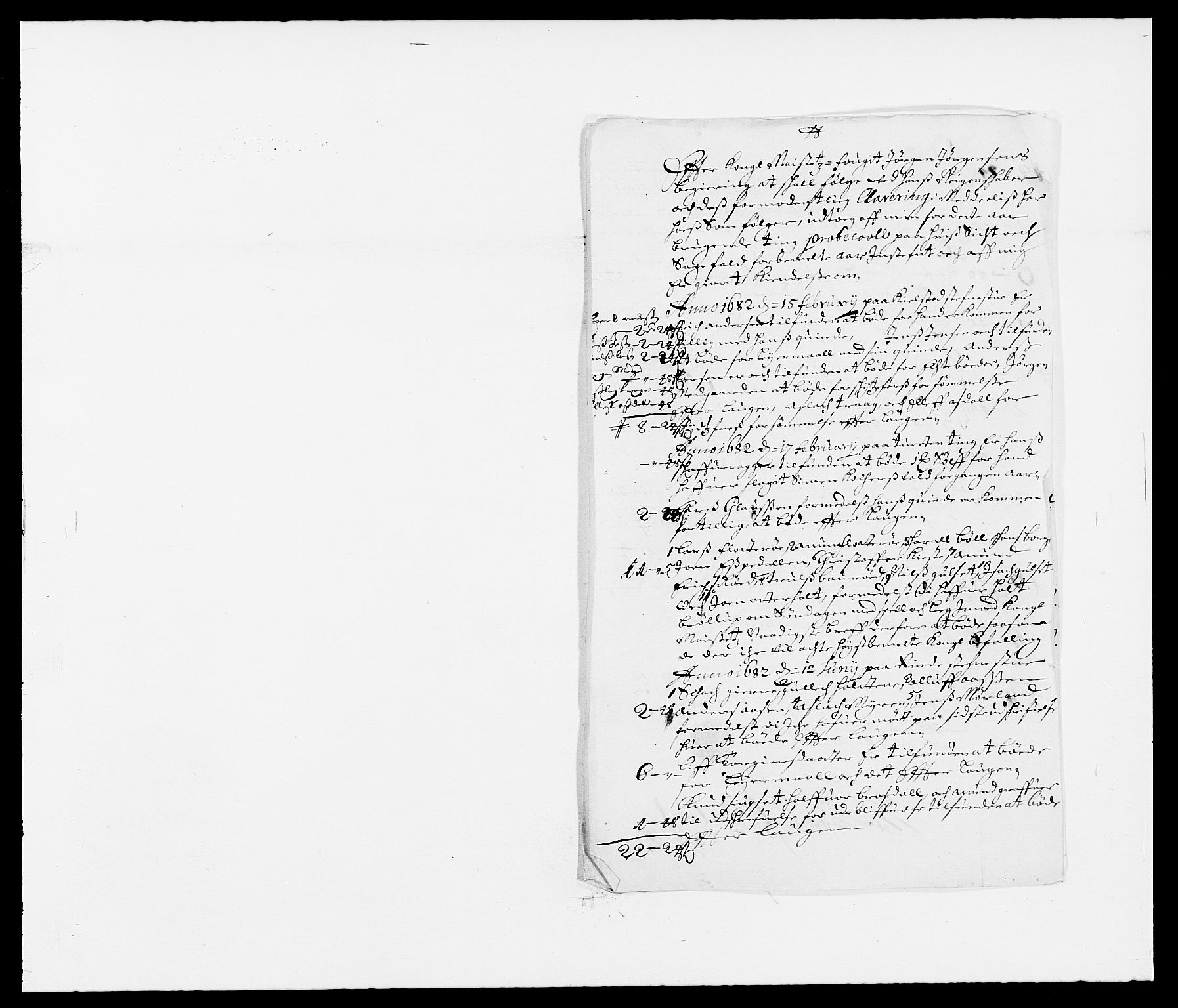 Rentekammeret inntil 1814, Reviderte regnskaper, Fogderegnskap, AV/RA-EA-4092/R34/L2046: Fogderegnskap Bamble, 1682-1683, s. 46