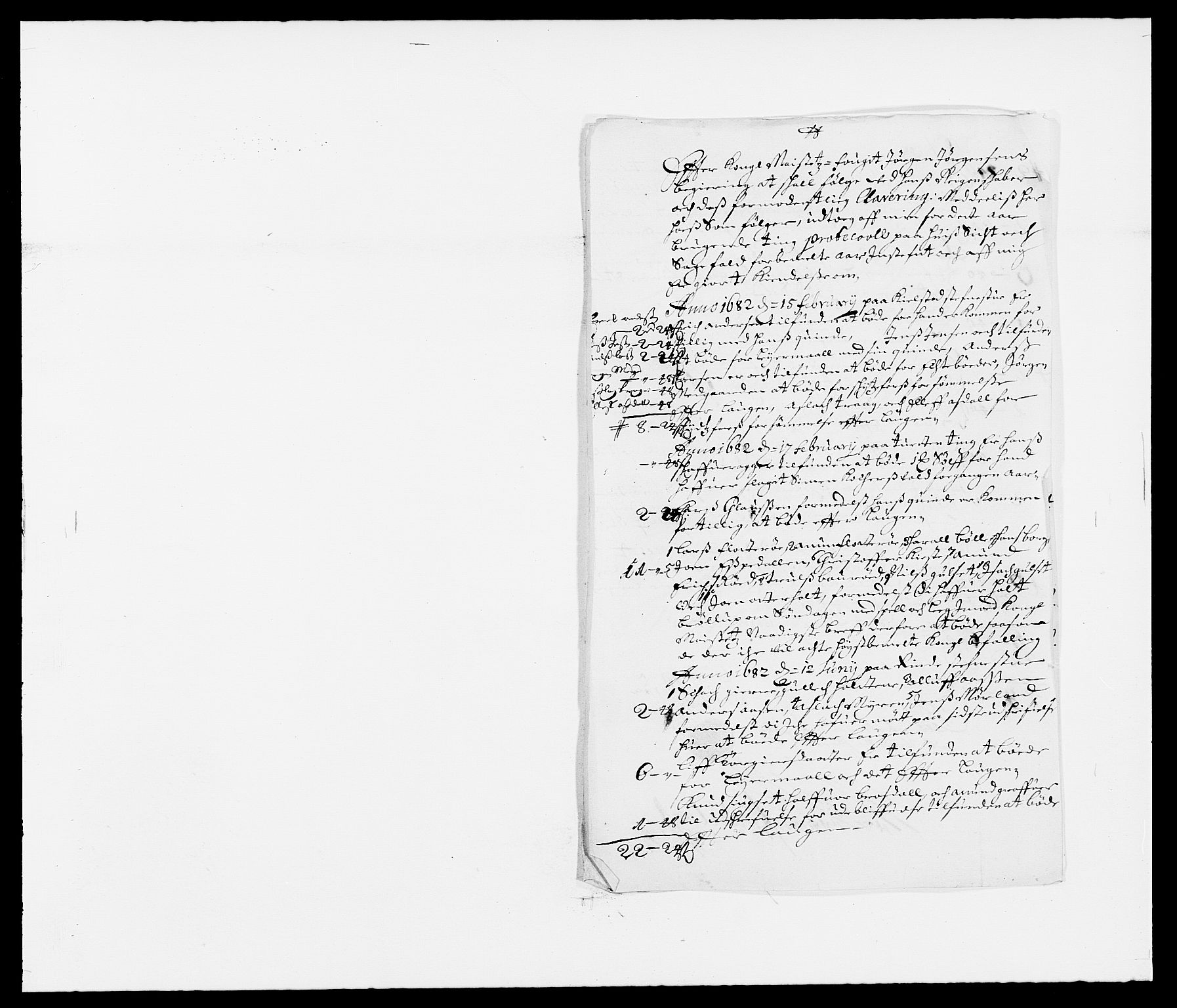 Rentekammeret inntil 1814, Reviderte regnskaper, Fogderegnskap, RA/EA-4092/R34/L2046: Fogderegnskap Bamble, 1682-1683, s. 46