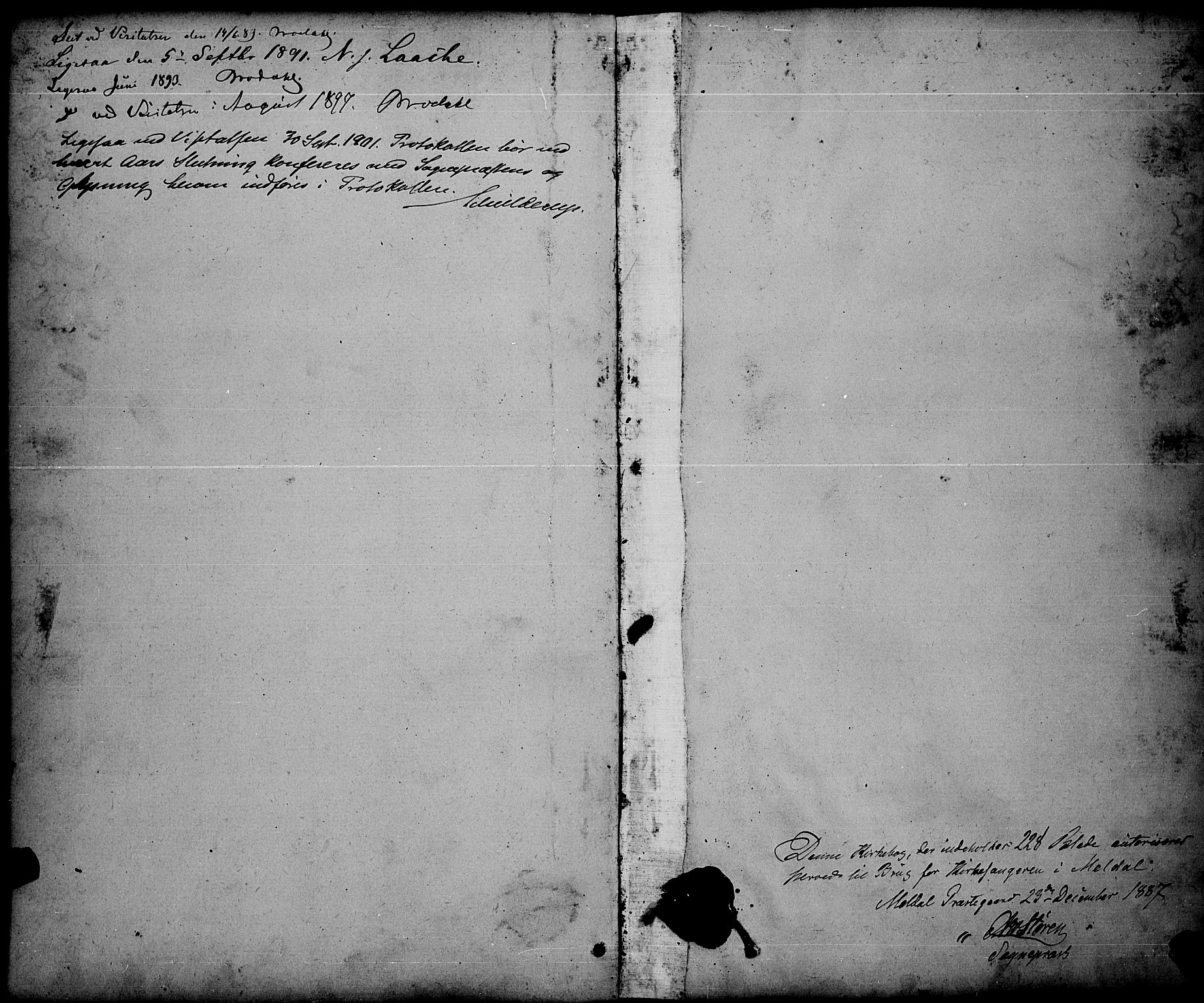Ministerialprotokoller, klokkerbøker og fødselsregistre - Sør-Trøndelag, AV/SAT-A-1456/672/L0863: Klokkerbok nr. 672C02, 1888-1901