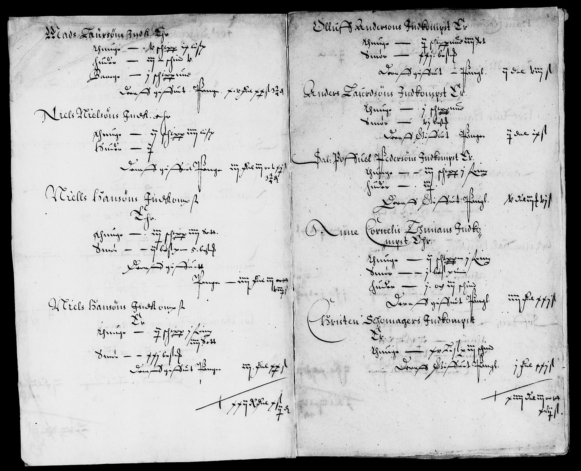 Rentekammeret inntil 1814, Reviderte regnskaper, Lensregnskaper, AV/RA-EA-5023/R/Rb/Rbc/L0005: Tune, Åbygge og Veme len, 1642-1644