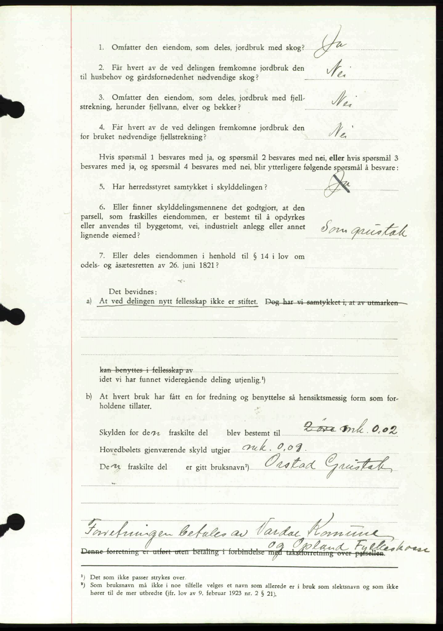 Toten tingrett, SAH/TING-006/H/Hb/Hbc/L0003: Pantebok nr. Hbc-03, 1937-1938, Dagboknr: 2181/1937