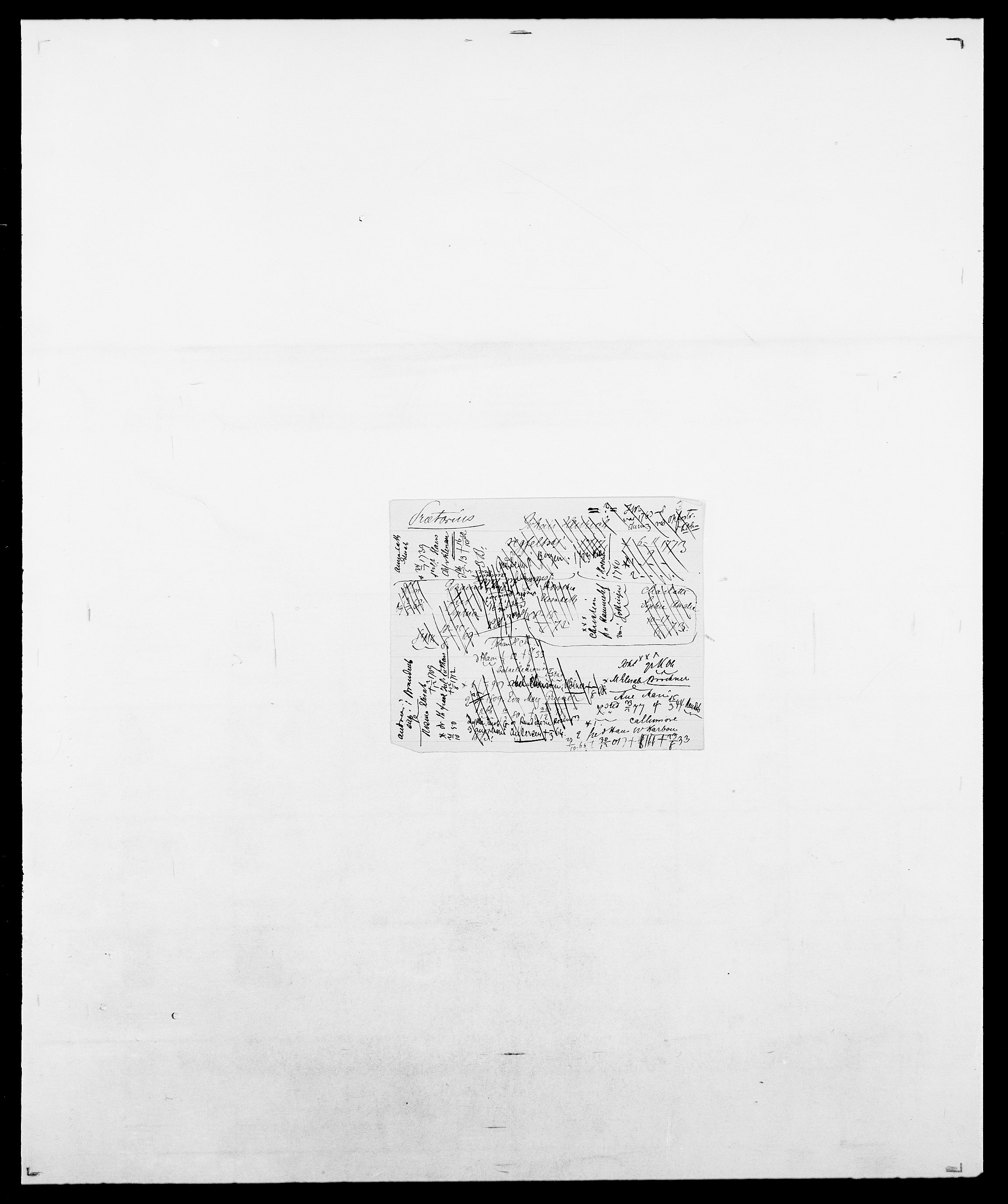 Delgobe, Charles Antoine - samling, AV/SAO-PAO-0038/D/Da/L0031: de Place - Raaum, s. 414