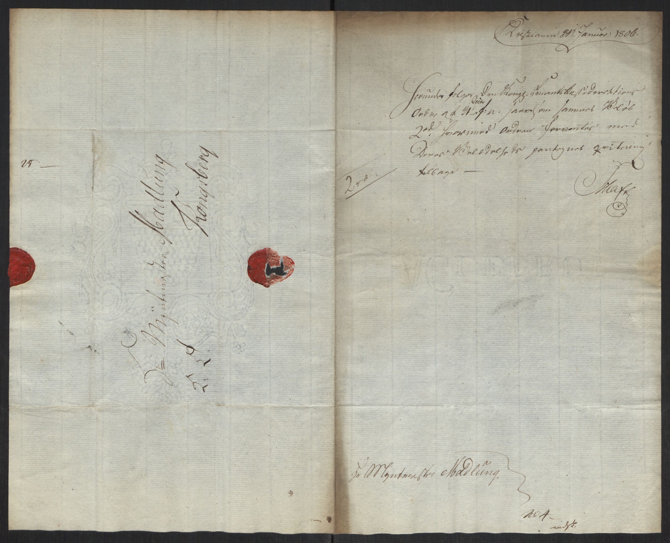 Rentekammeret inntil 1814, Realistisk ordnet avdeling, AV/RA-EA-4070/Oa/L0008: [Y6]: Embetsbrev til myntmesteren på Kongsberg (1797-1806 og 1808-1813), 1797-1813, s. 202