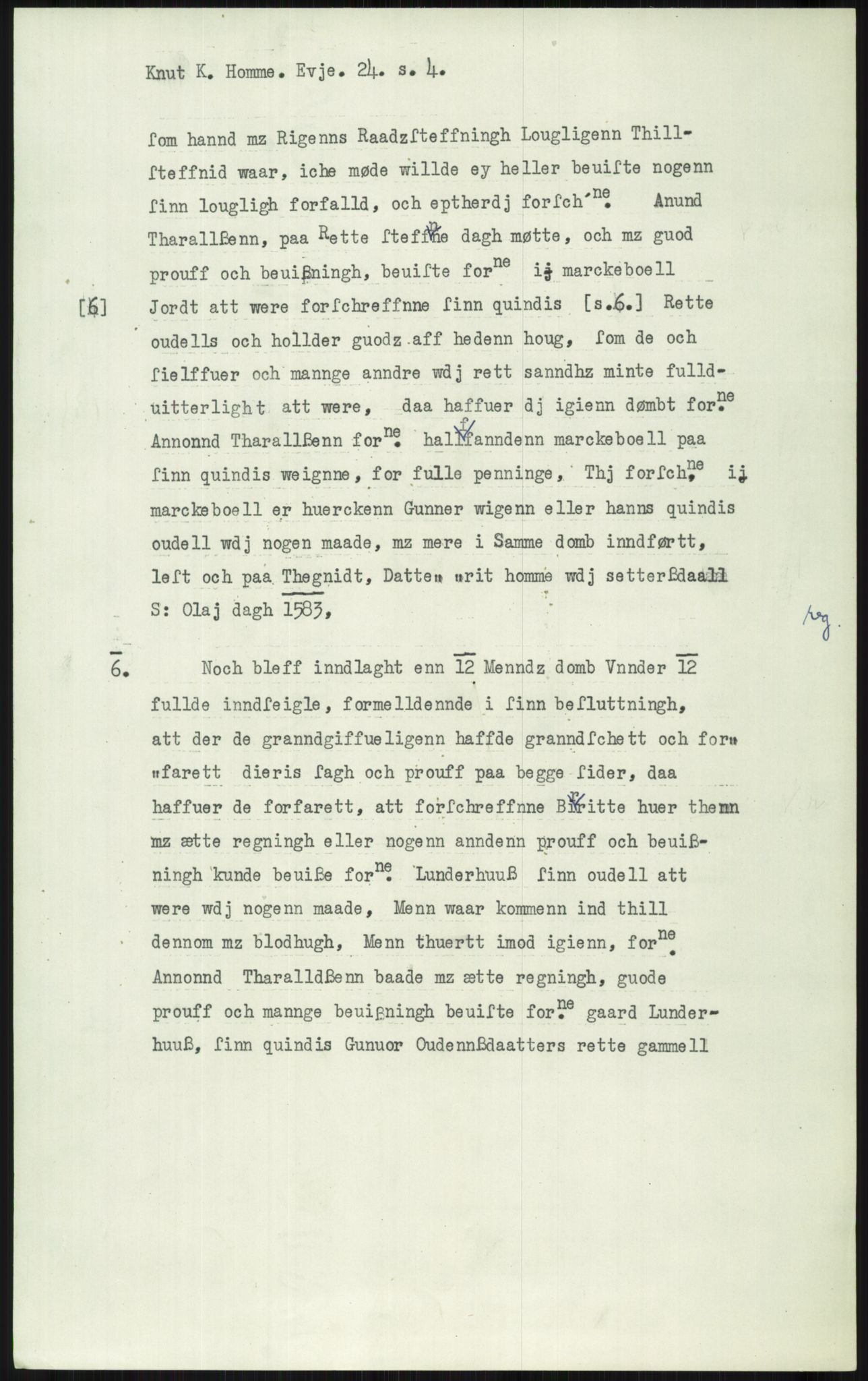 Samlinger til kildeutgivelse, Diplomavskriftsamlingen, AV/RA-EA-4053/H/Ha, s. 2854