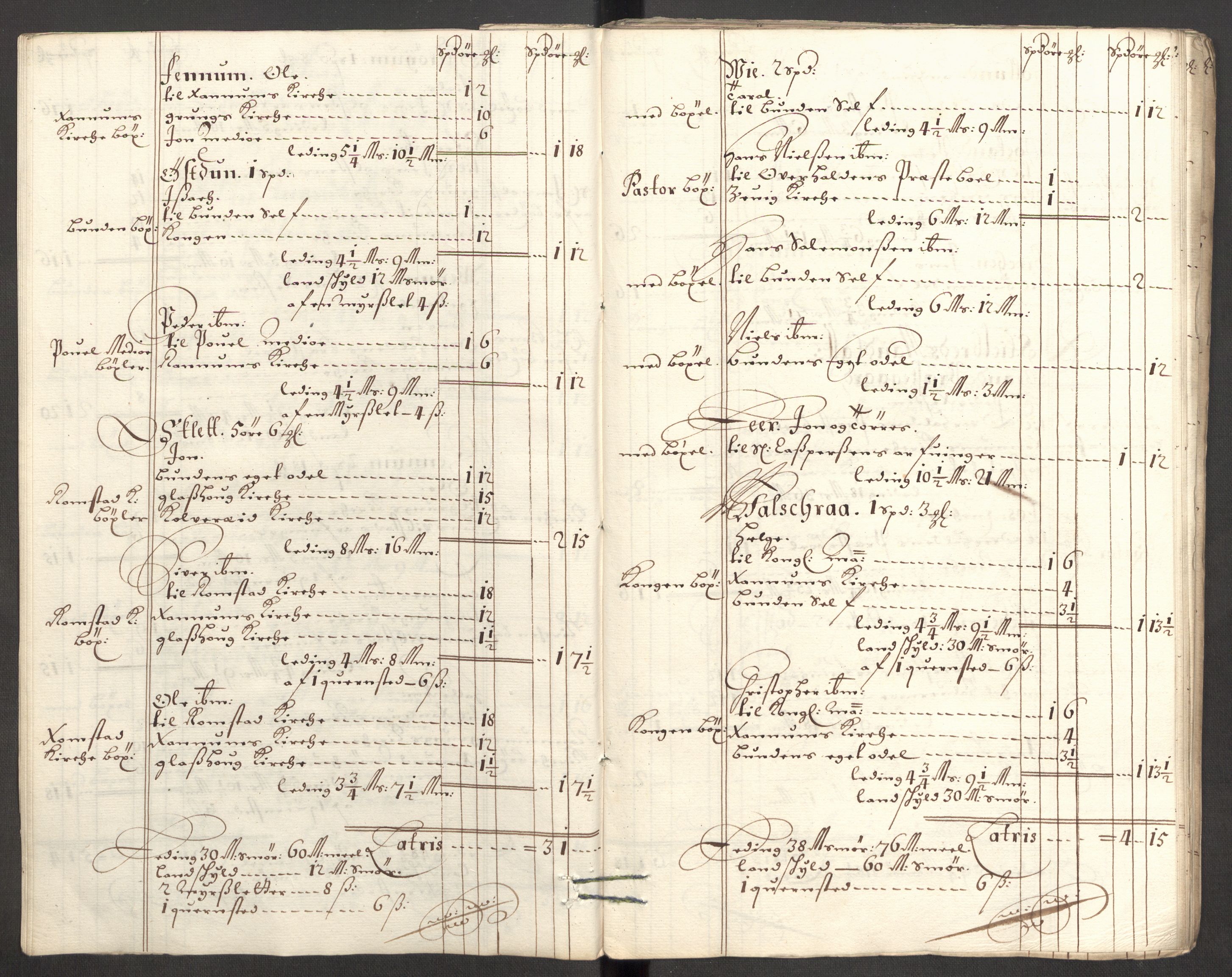 Rentekammeret inntil 1814, Reviderte regnskaper, Fogderegnskap, AV/RA-EA-4092/R64/L4425: Fogderegnskap Namdal, 1696-1698, s. 323