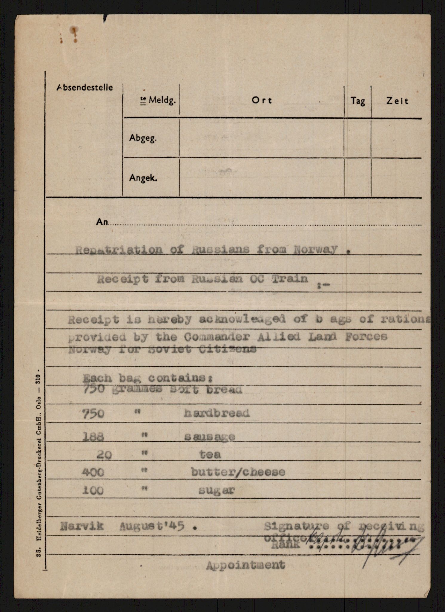 Flyktnings- og fangedirektoratet, Repatrieringskontoret, RA/S-1681/D/Db/L0016: Displaced Persons (DPs) og sivile tyskere, 1945-1948, s. 1111