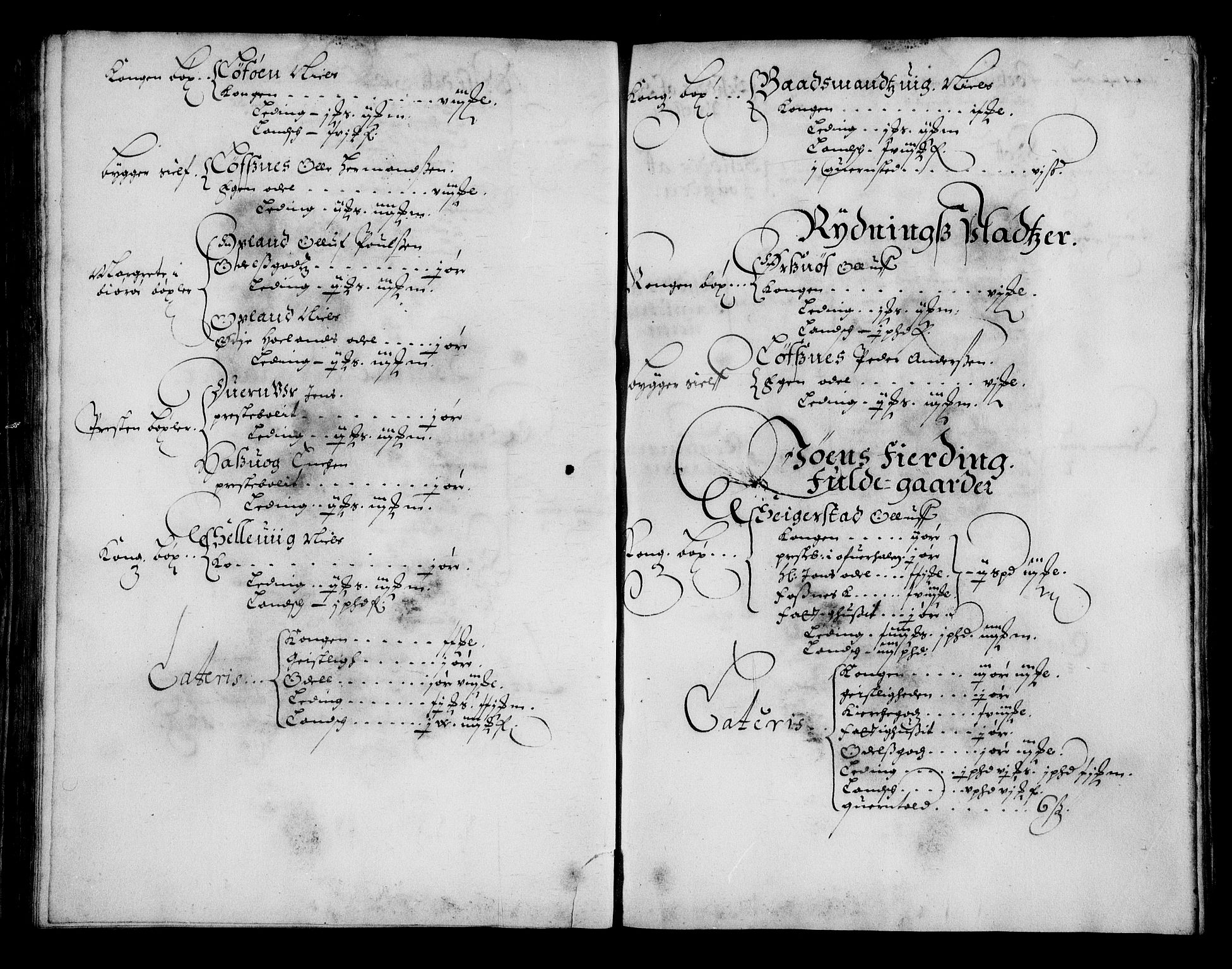 Rentekammeret inntil 1814, Realistisk ordnet avdeling, RA/EA-4070/N/Na/L0002/0008: [XI g]: Trondheims stifts jordebøker: / Namdalen fogderi, 1664