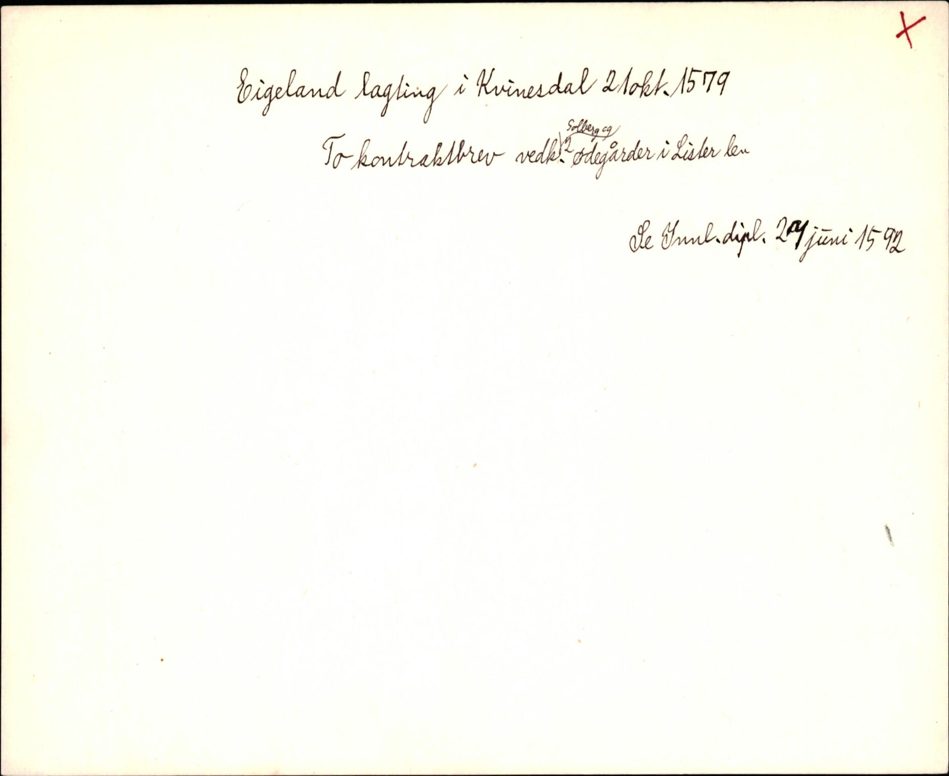 Riksarkivets diplomsamling, AV/RA-EA-5965/F35/F35d/L0001: Innlånte diplomer, seddelregister, 1316-1591, s. 467