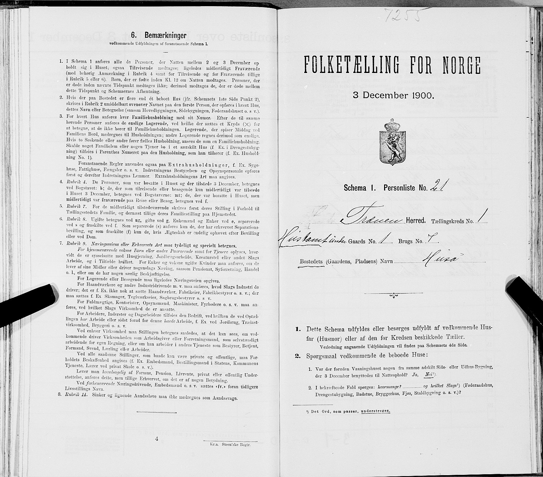 SAT, Folketelling 1900 for 1835 Træna herred, 1900, s. 70