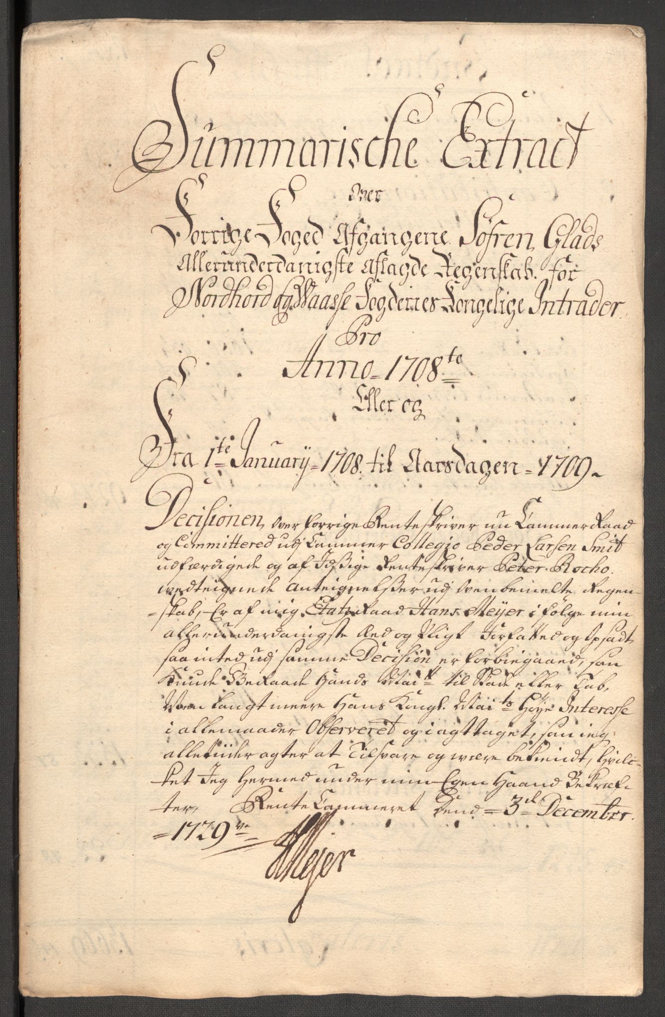 Rentekammeret inntil 1814, Reviderte regnskaper, Fogderegnskap, RA/EA-4092/R51/L3189: Fogderegnskap Nordhordland og Voss, 1708, s. 31
