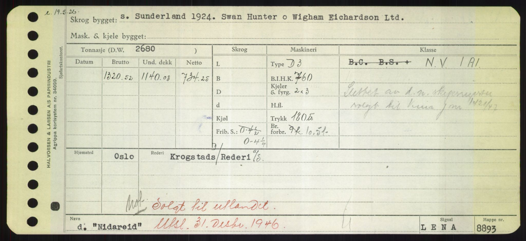 Sjøfartsdirektoratet med forløpere, Skipsmålingen, RA/S-1627/H/Hd/L0026: Fartøy, N-Norhol, s. 183