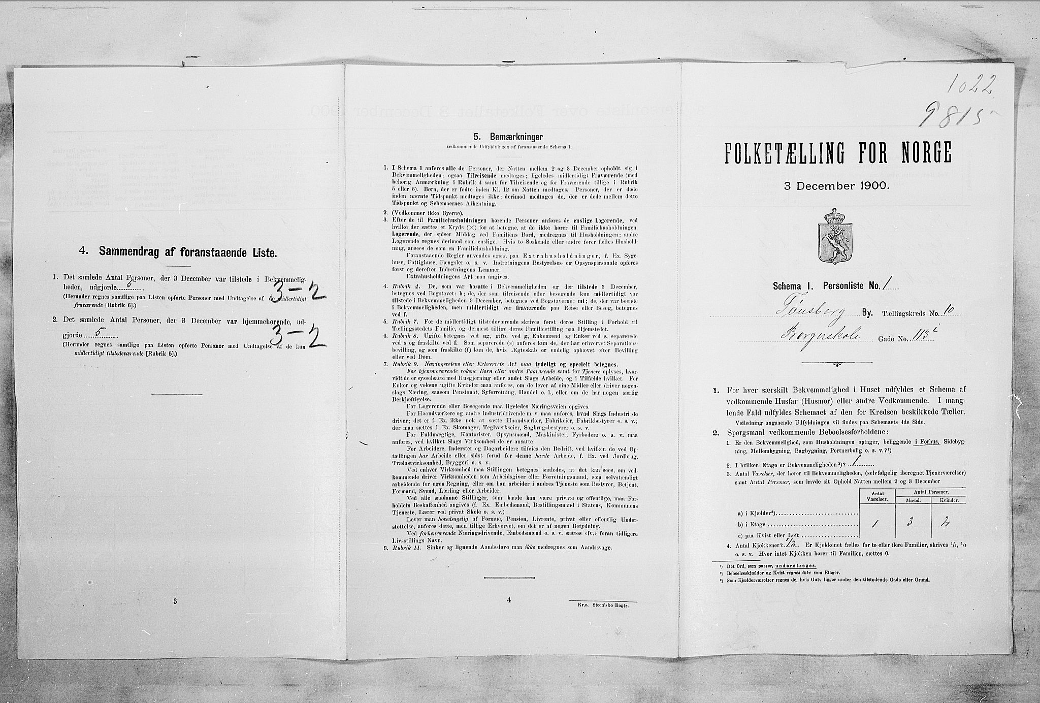 RA, Folketelling 1900 for 0705 Tønsberg kjøpstad, 1900, s. 5313