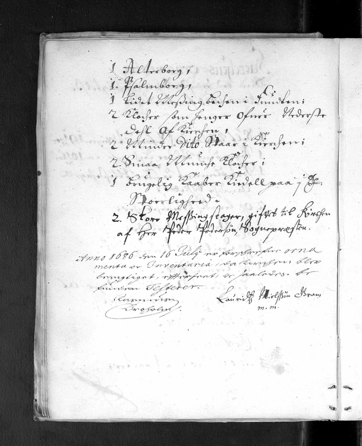 Kirkestoler i Oppland fylke, AV/SAH-KIRKESTOL-002/F/Fc/Fca/L0001: Kirkestol for Aurdal, 1682-1723